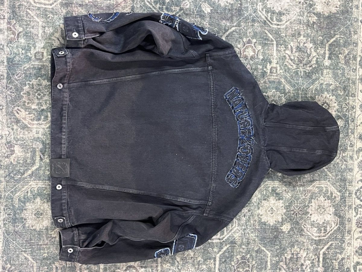 Off-White OFF-WHITE Nature Lovers Denim Jacket Size US XL / EU 56 / 4 - 2 Thumbnail