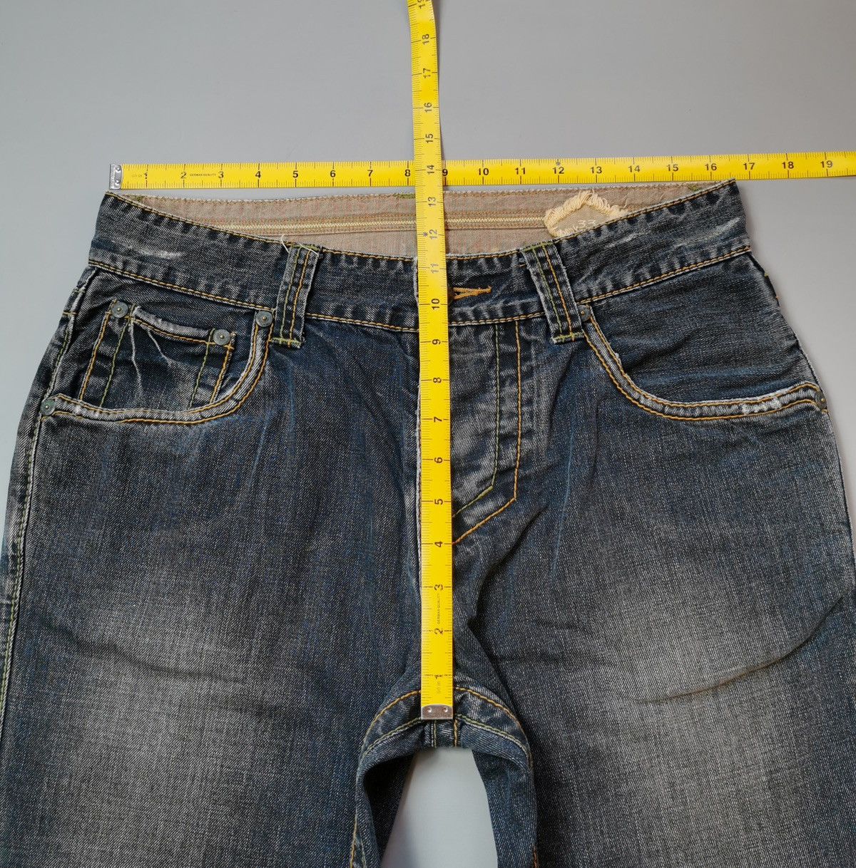 Vintage Stitchs Alabama Crow Loose Denim Jeans Size US 33 - 11 Thumbnail
