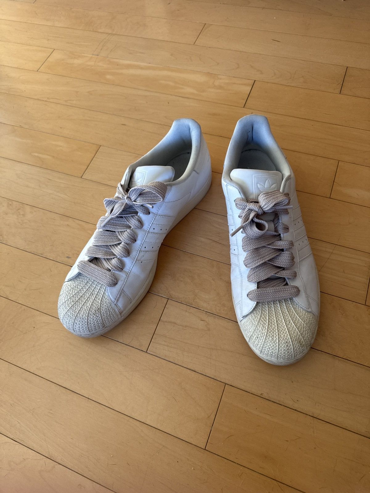 Adidas Fat laced adidas superstar Size US 14 / EU 47 - 4 Thumbnail