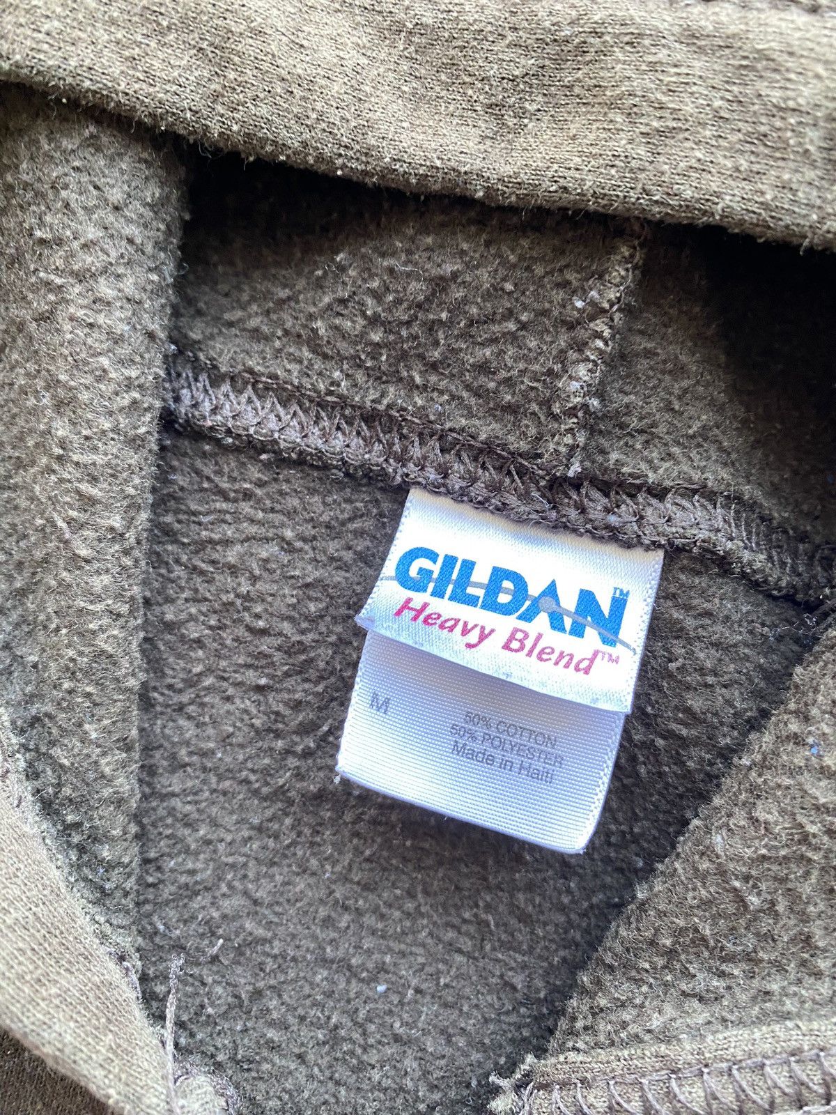 Gildan 🔥Gildan Zip Up basic hoodie brown mens m rare Size US M / EU 48-50 / 2 - 2 Thumbnail