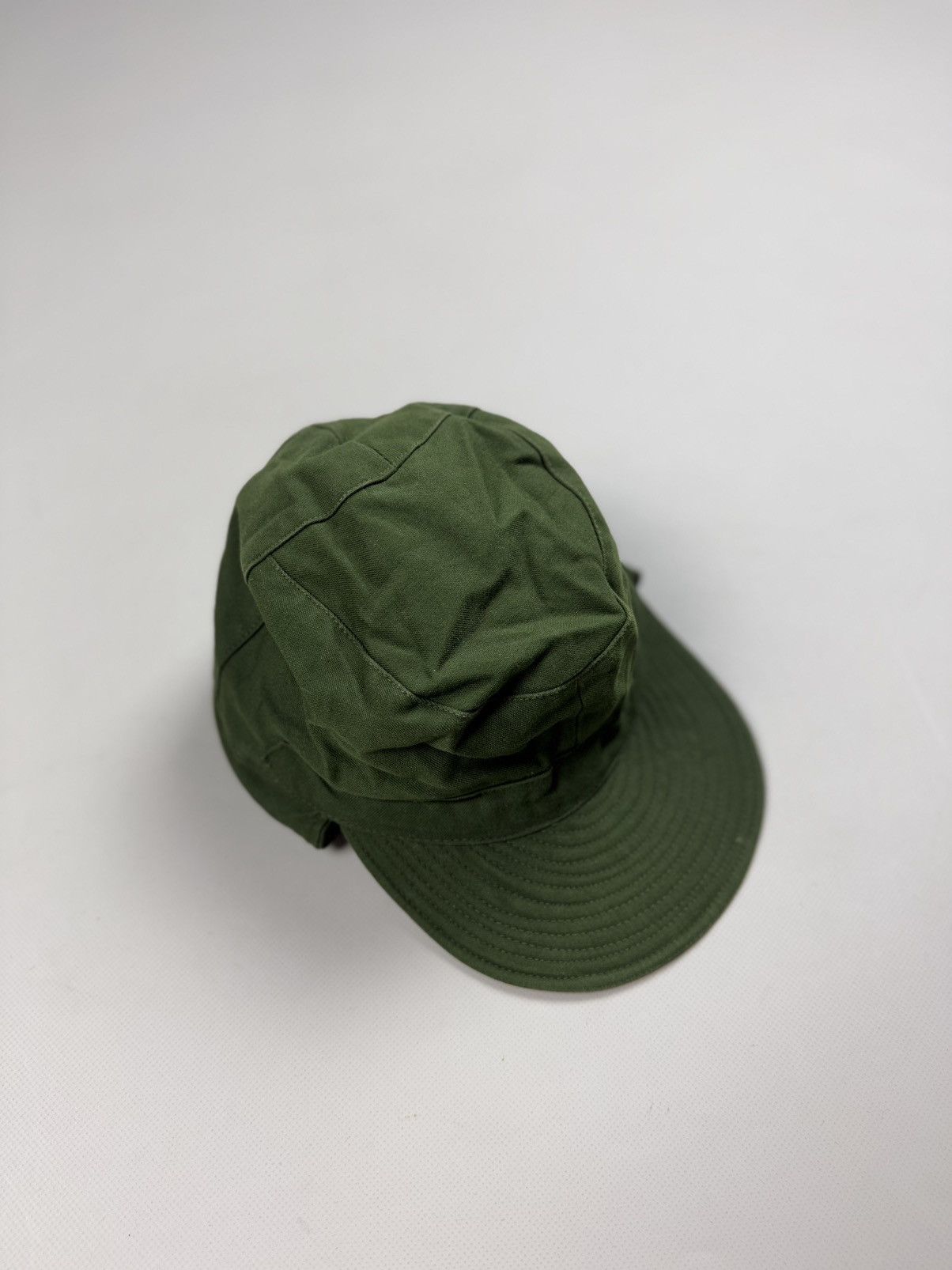 Other Swedish Army Vintage Fatigue Baseball Earwarmer Cap Hat 60s Size ONE SIZE - 4 Thumbnail
