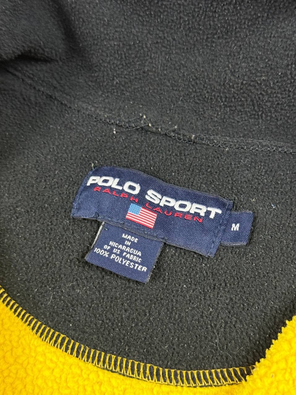 Polo Ralph Lauren Vintage Rare Fleece Polo Sport Ralph Lauren Polartec from 90 Size US M / EU 48-50 / 2 - 5 Thumbnail