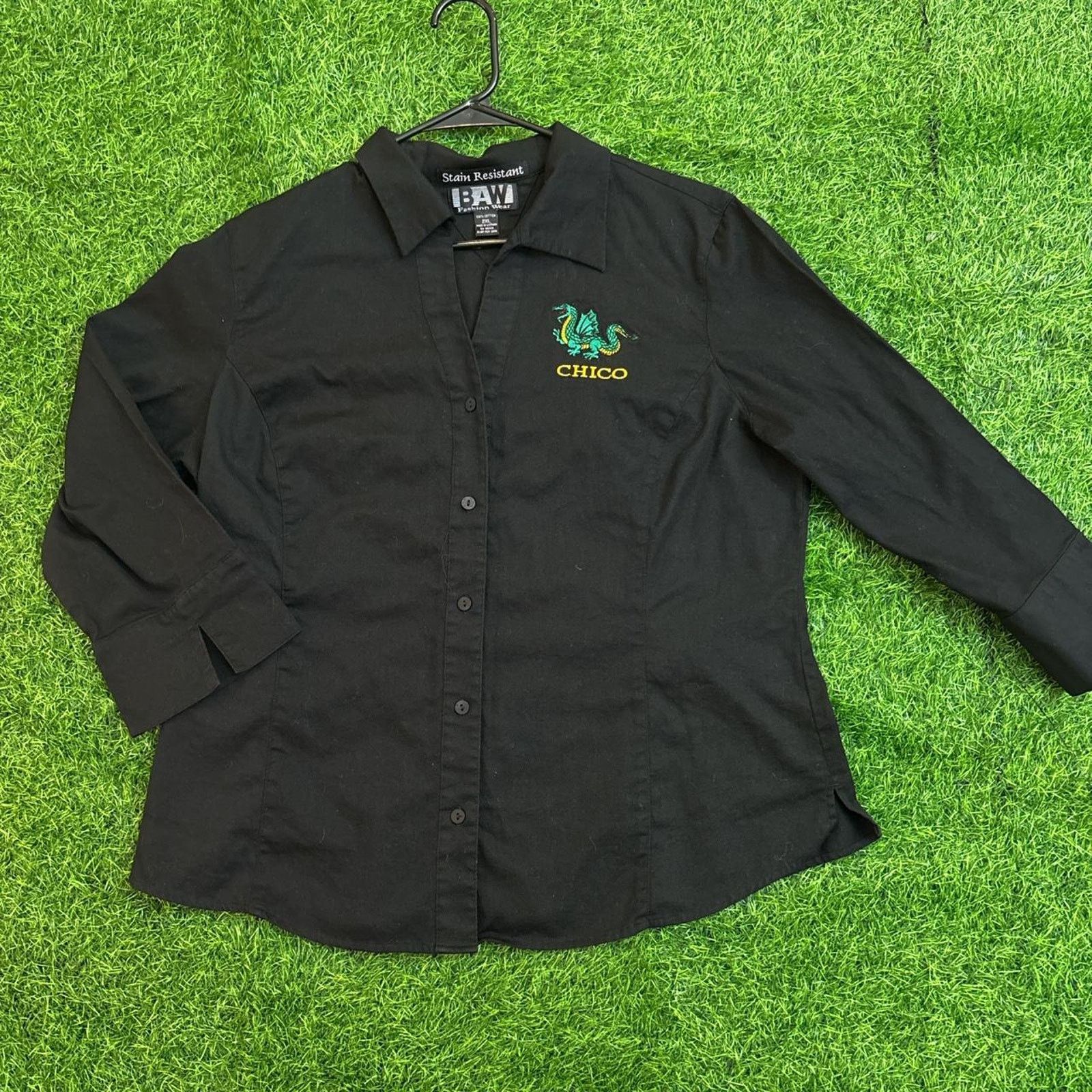 Other Collared Stain Resistant ‘Chico’ Embroidered Work Shirt Size US XXL / EU 58 / 5 - 1 Thumbnail