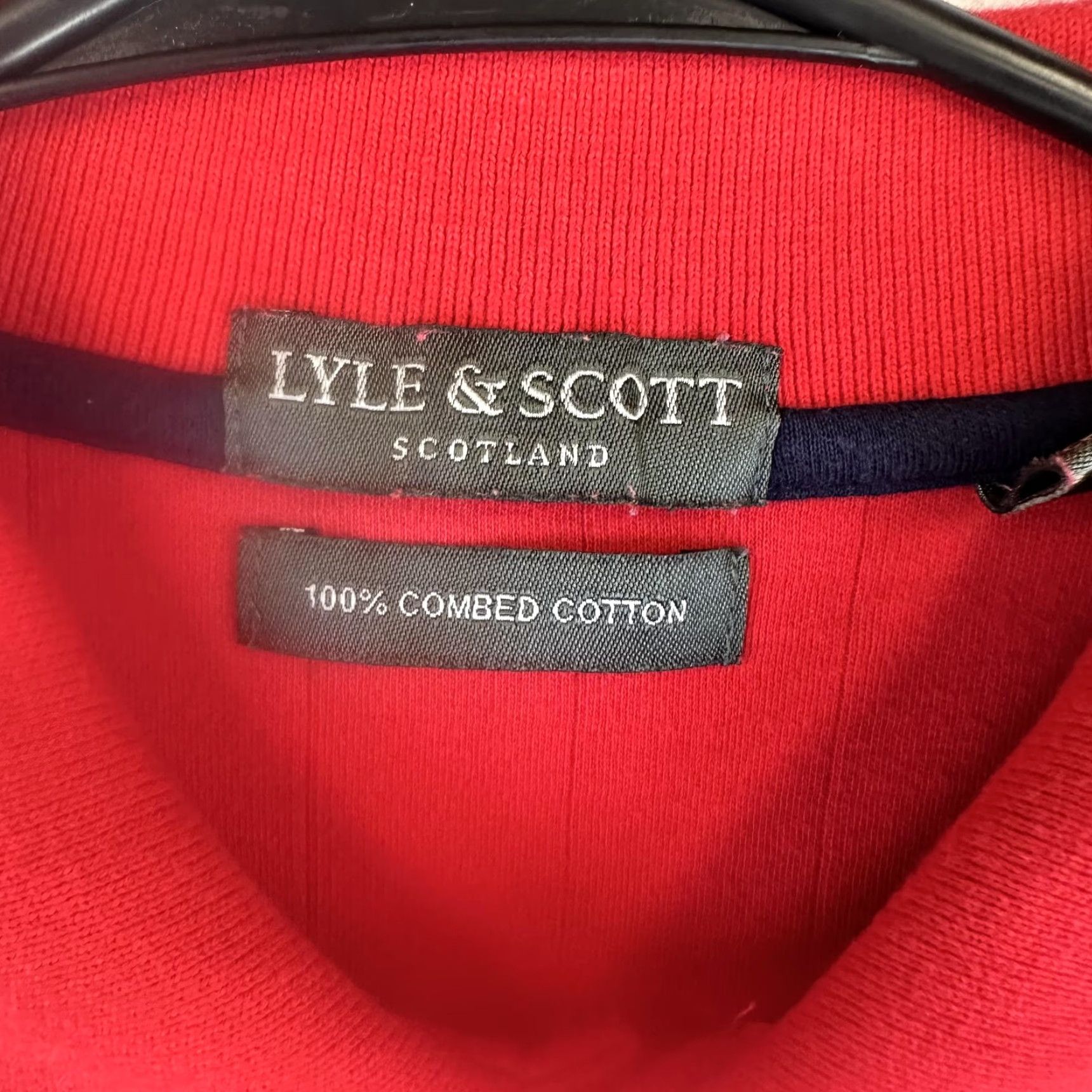 Lyle & Scott Lyle & Scott Polo Shirt Mens Small Red Scotland Cotton Short Sleeve Classic Fit Size US S / EU 44-46 / 1 - 4 Thumbnail