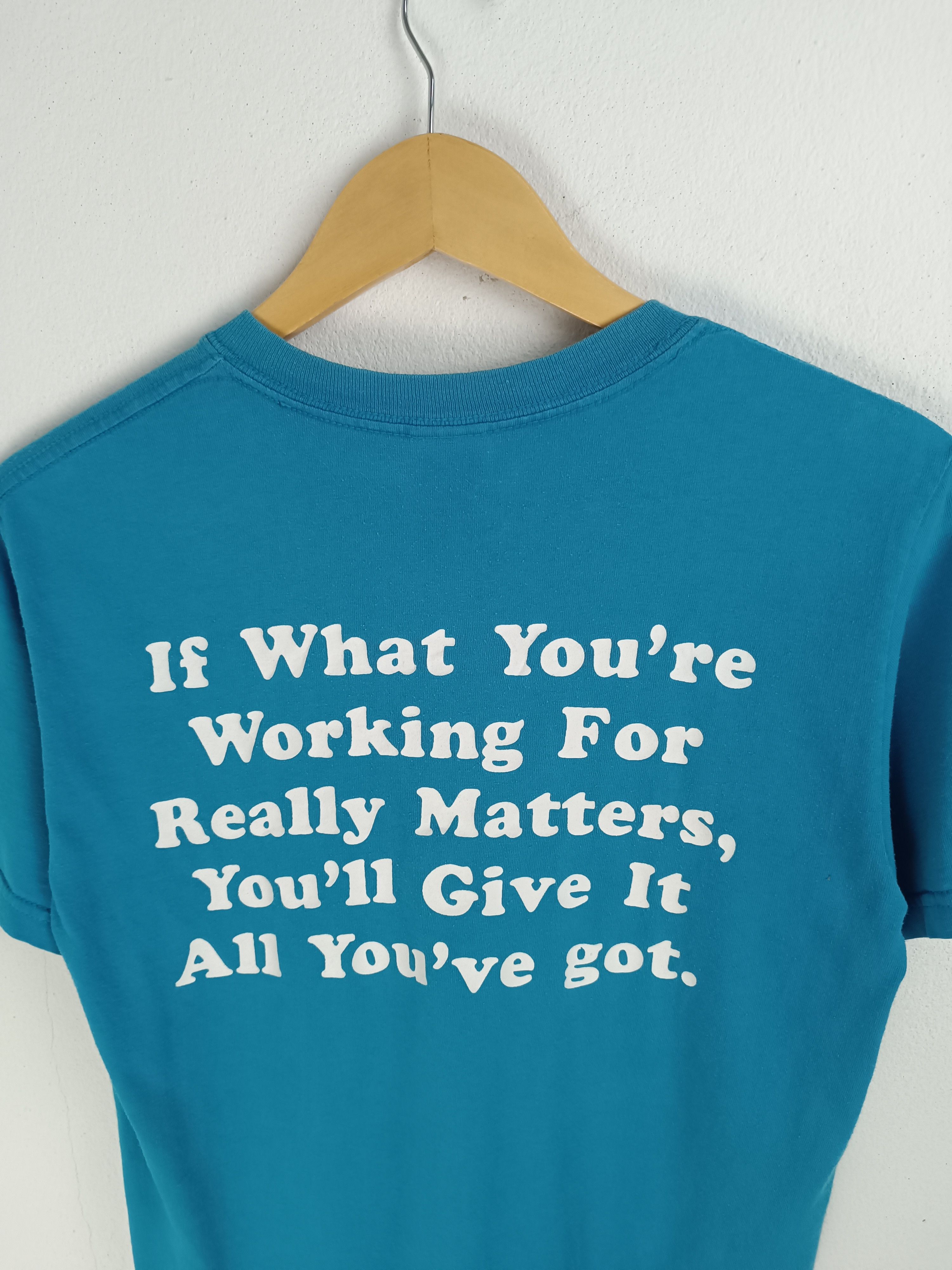 Vintage VINTAGE 2000s EASTSIDE FOOTBALL SOCCER TEE WISDOM POEM QUOTE Size US S / EU 44-46 / 1 - 14 Thumbnail