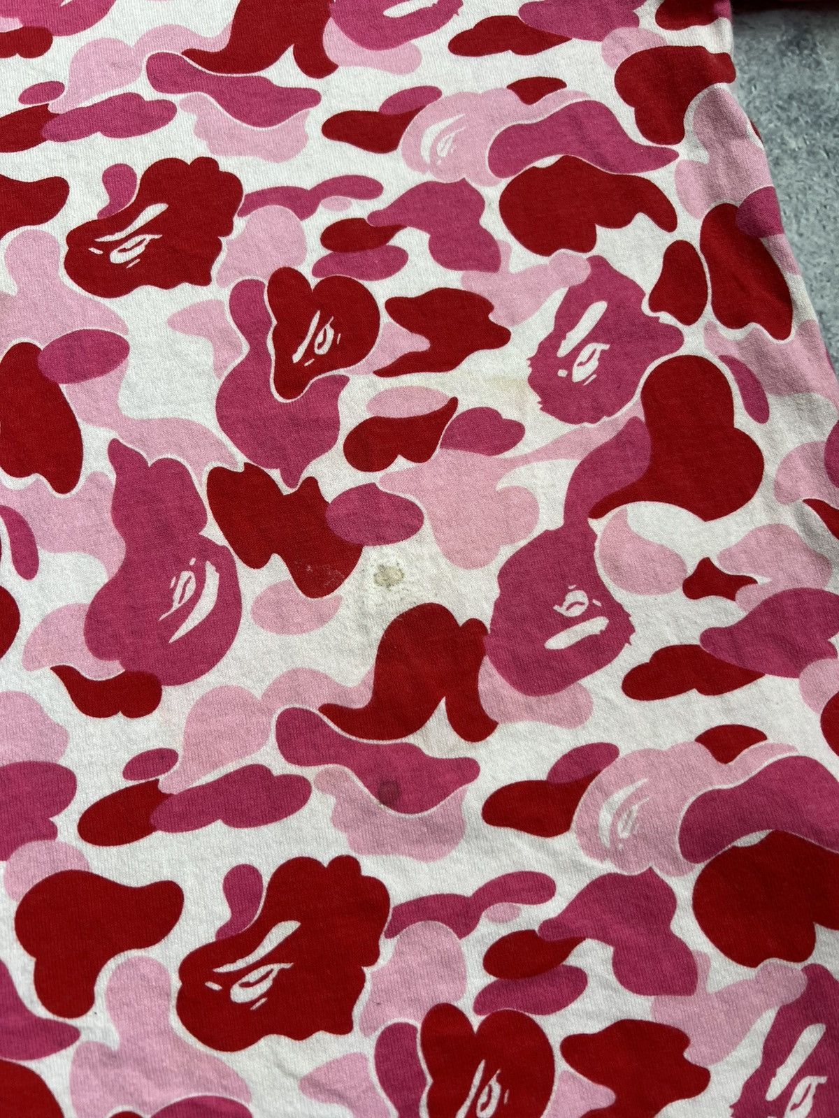 Bape Bape pink camo tee Size US S / EU 44-46 / 1 - 4 Thumbnail