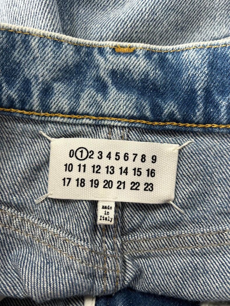 Other Maison Margiela Blue knife-cut jeans Size 24" / US 00 / IT 34 - 5 Thumbnail