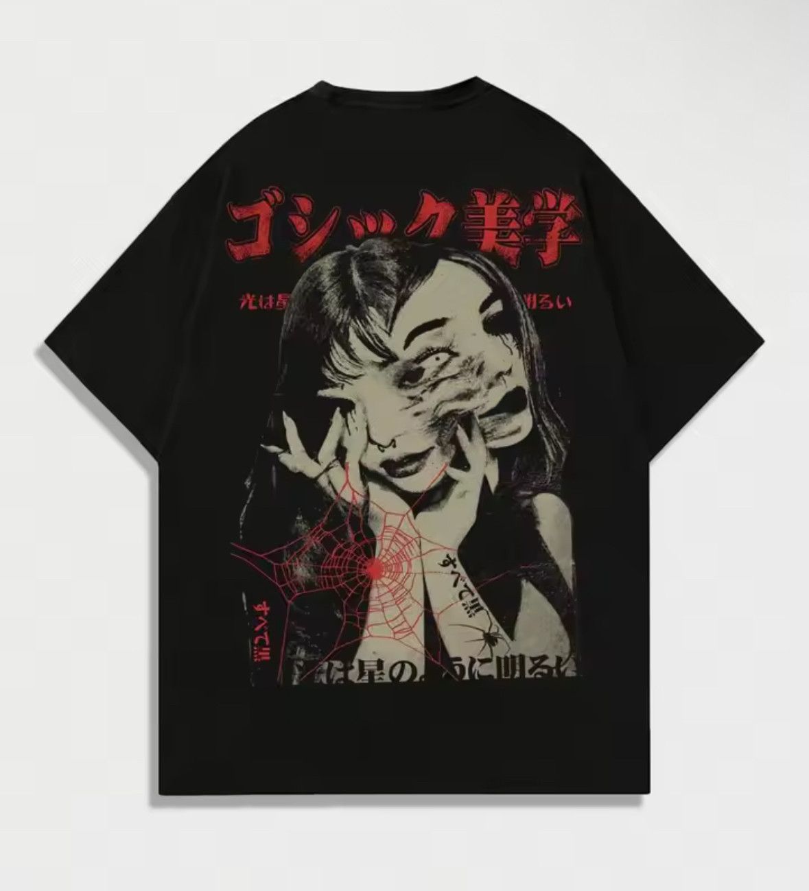 Other Y2K Streetwear Gothic Face Black T-Shirt Punk Graphic Tees Size US XXL / EU 58 / 5 - 1 Thumbnail