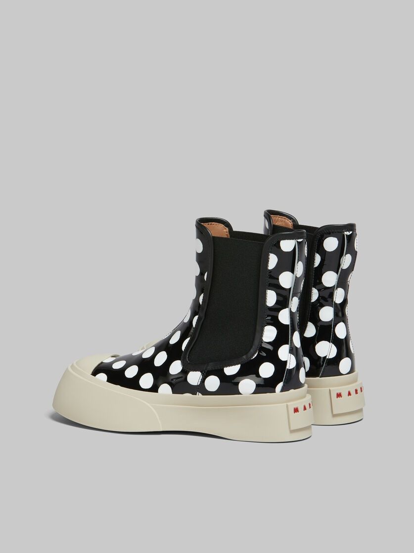 Marni o1y1025 Leather Ankle Boots in Black/White Size US 8 / IT 38 - 3 Thumbnail