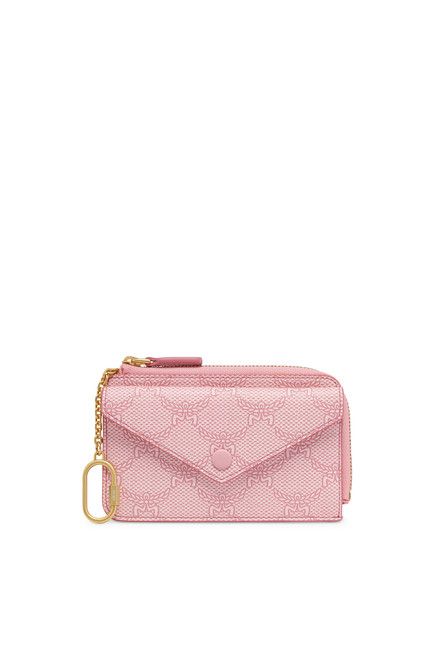 MCM o1mt1gz1224 Size: OS / Mini Card Case in Light Pink Size ONE SIZE - 1 Thumbnail