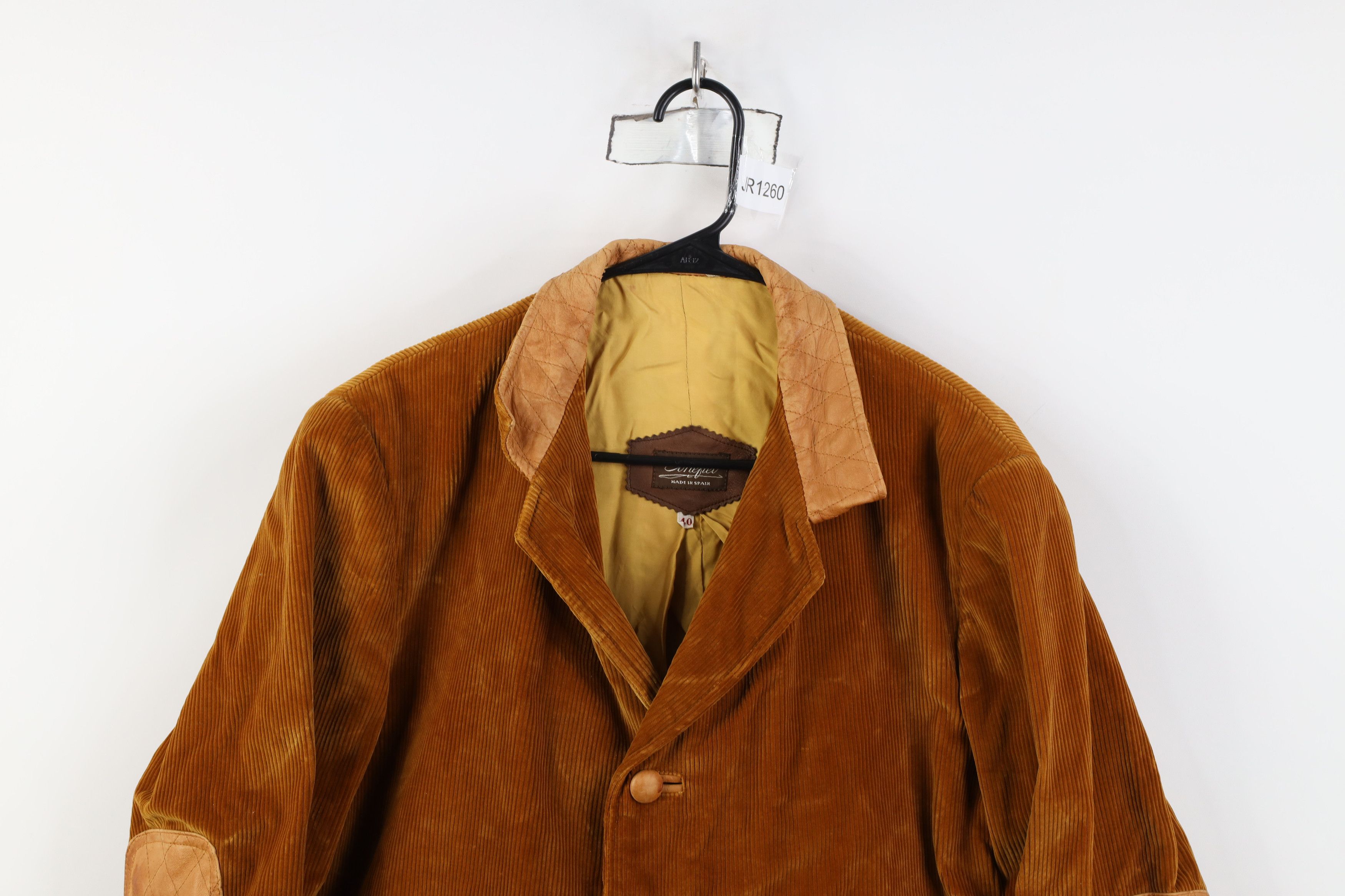 Vintage Vintage 70s Streetwear Elbow Patch Corduroy Blazer Jacket Size US L / EU 52-54 / 3 - 2 Thumbnail