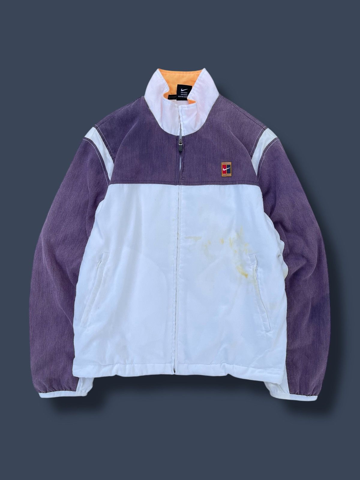 🔥Vintage 90s Nike Court Logo Sweater Jacket