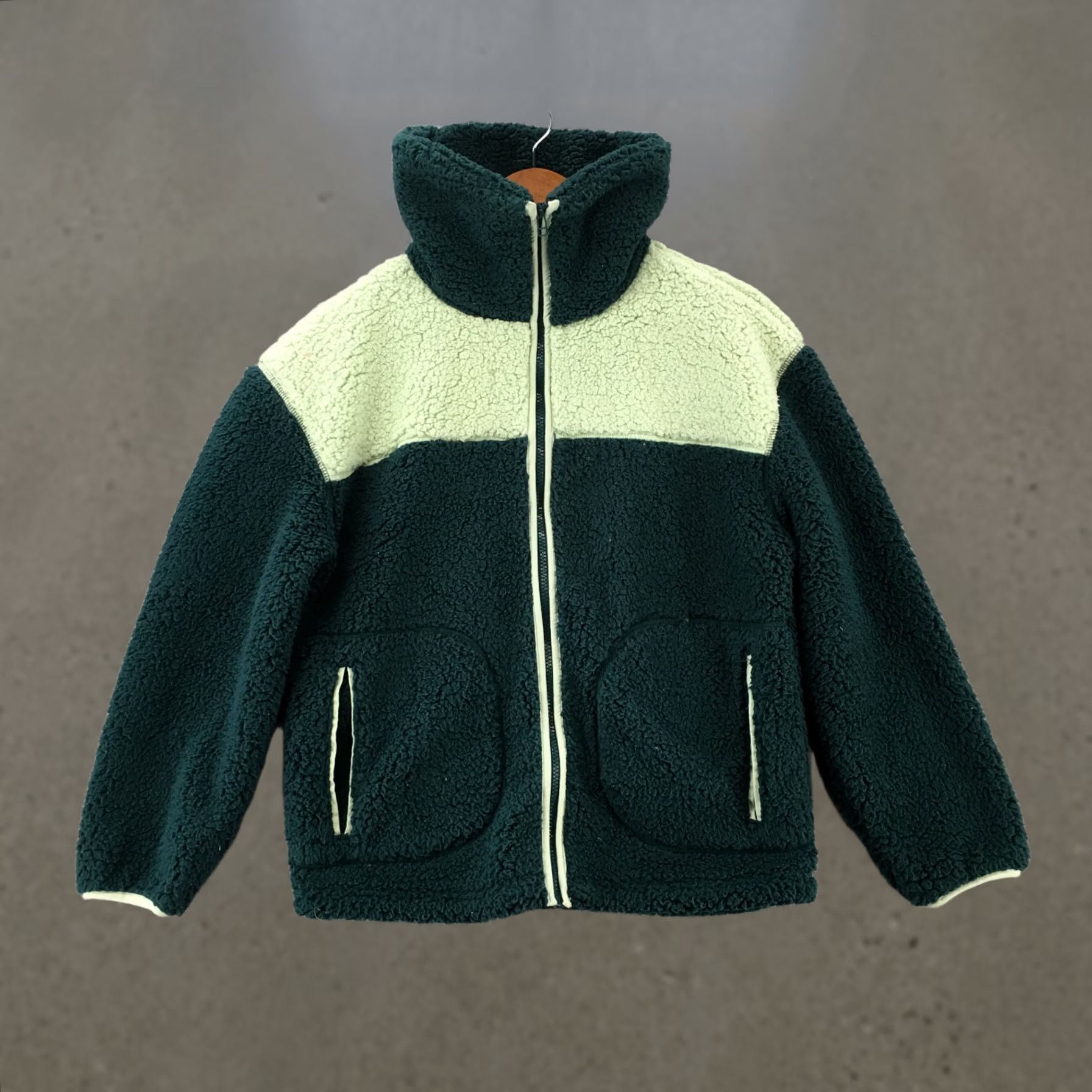 Vintage VINTAGE? Universal Thread Sherpa Anorak Teddy Jacket Womens XS Green Full Zip Long Sleeve Size XS / US 0-2 / IT 36-38 - 1 Thumbnail