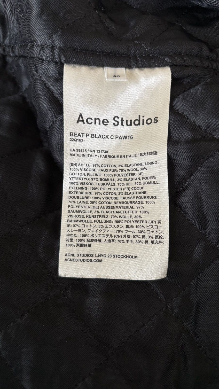 Acne Studios Acne 2016 corduroy jacket w/ removable collar Size US M / EU 48-50 / 2 - 15 Thumbnail