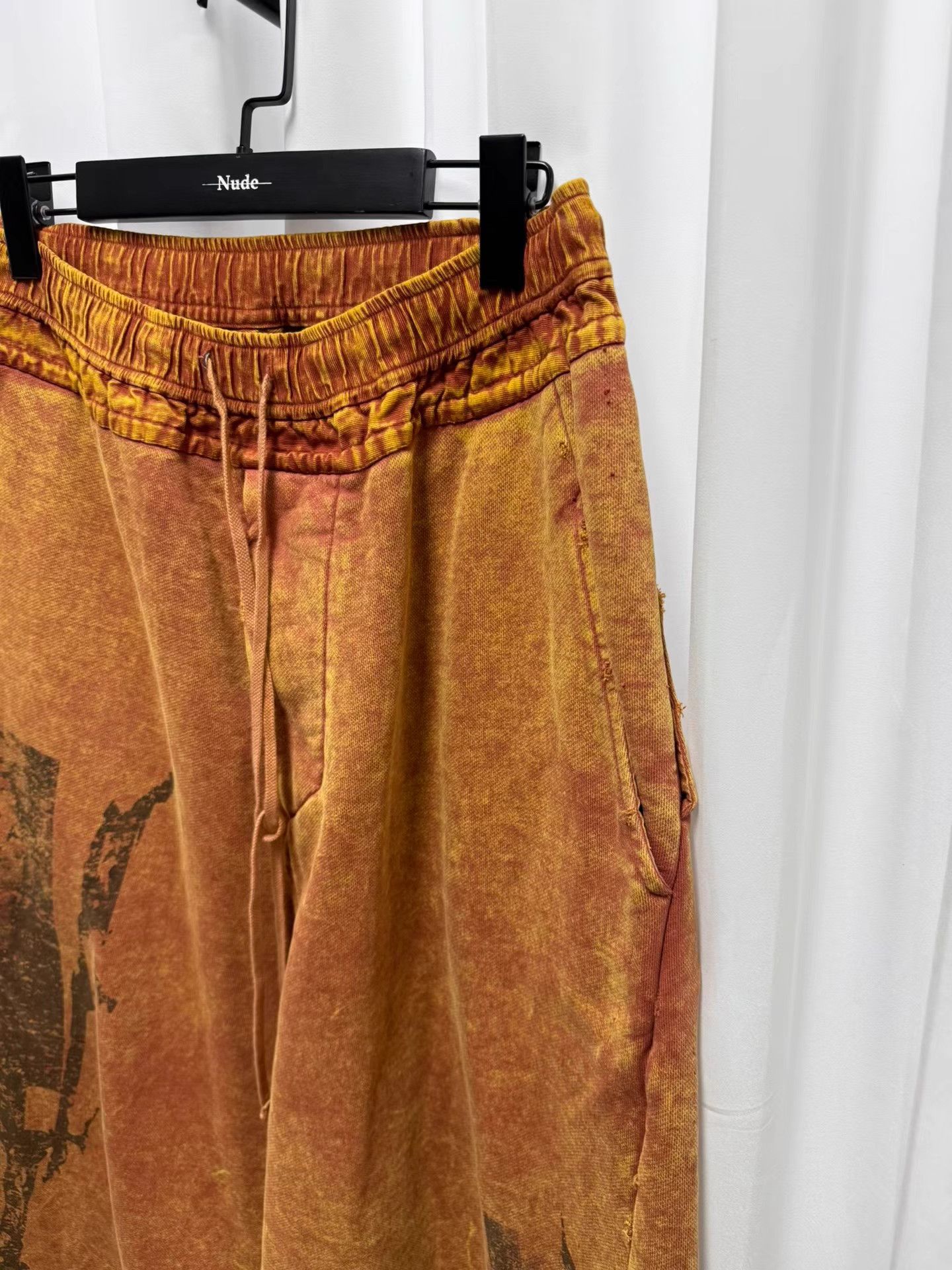 Julius Julius Heavy Washed Distressed Flared Sweatpants K20 Size US 34 / EU 50 - 4 Thumbnail