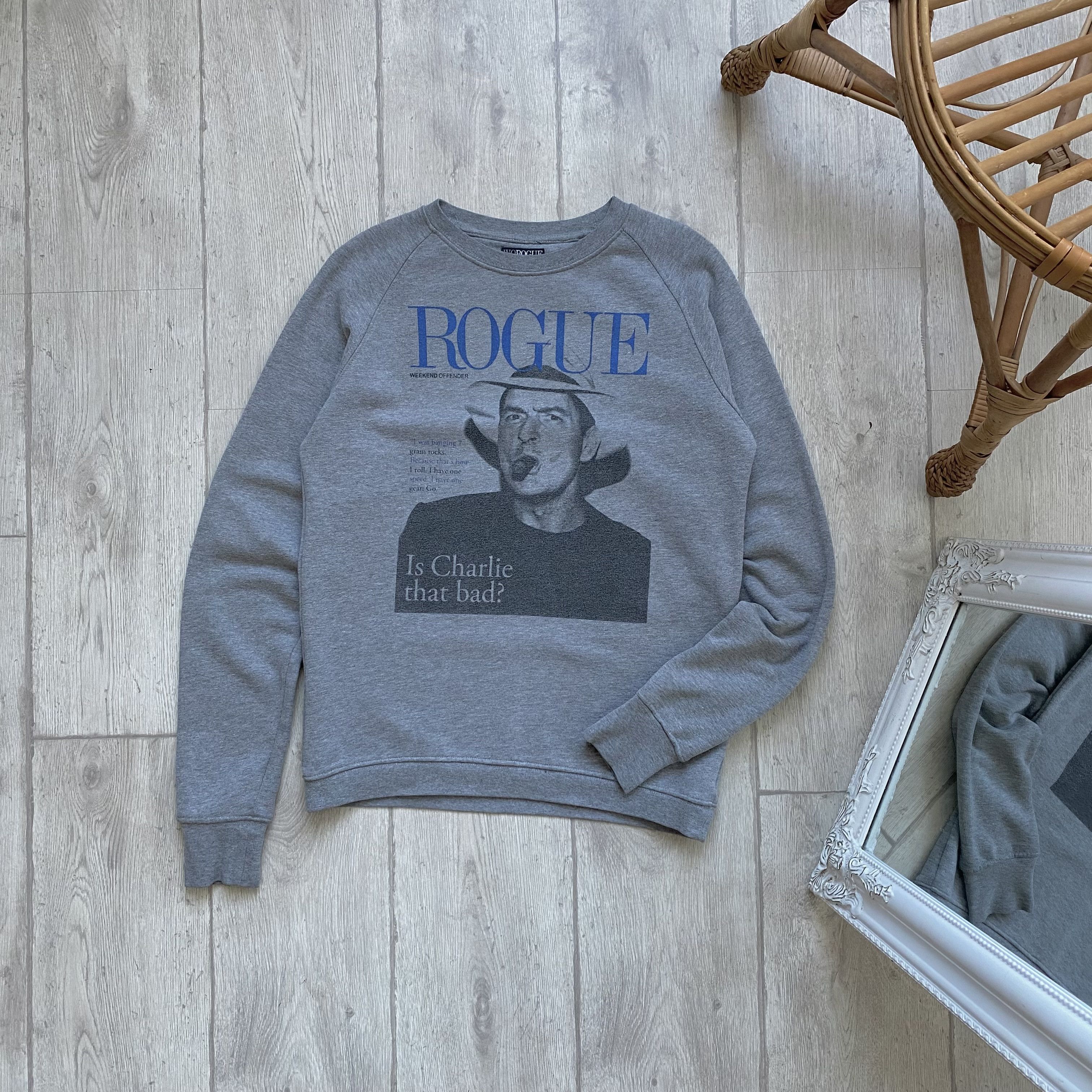 MA.STRUM 🚬 Vintage 00s Weekend Offender Rogue Sweatshirt Crewneck Size US S / EU 44-46 / 1 - 1 Thumbnail