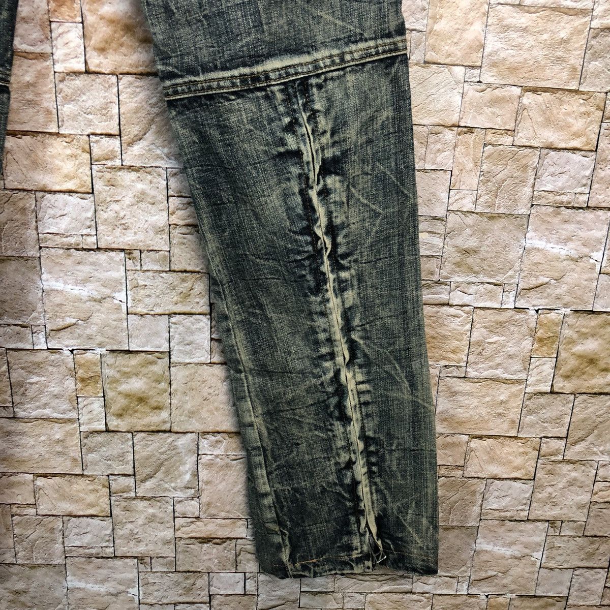 semanticdesign DL Semantic Design Blue Distressed Denim Pants #A144 Size US 28 / EU 44 - 23 Thumbnail