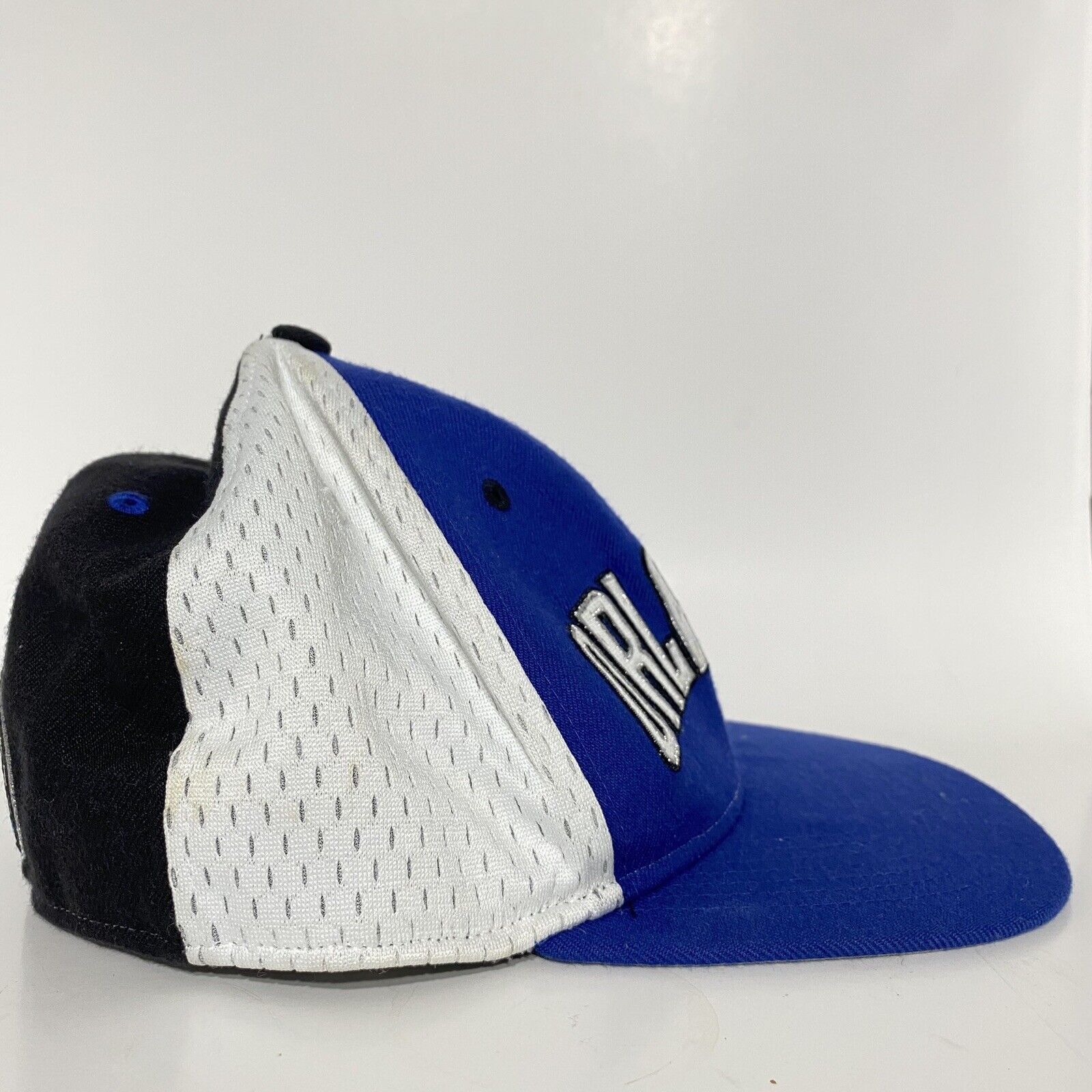 NBA '47 NBA Orlando Magic Fitted Flat Brim Blue White Black Hat Size ONE SIZE - 2 Thumbnail