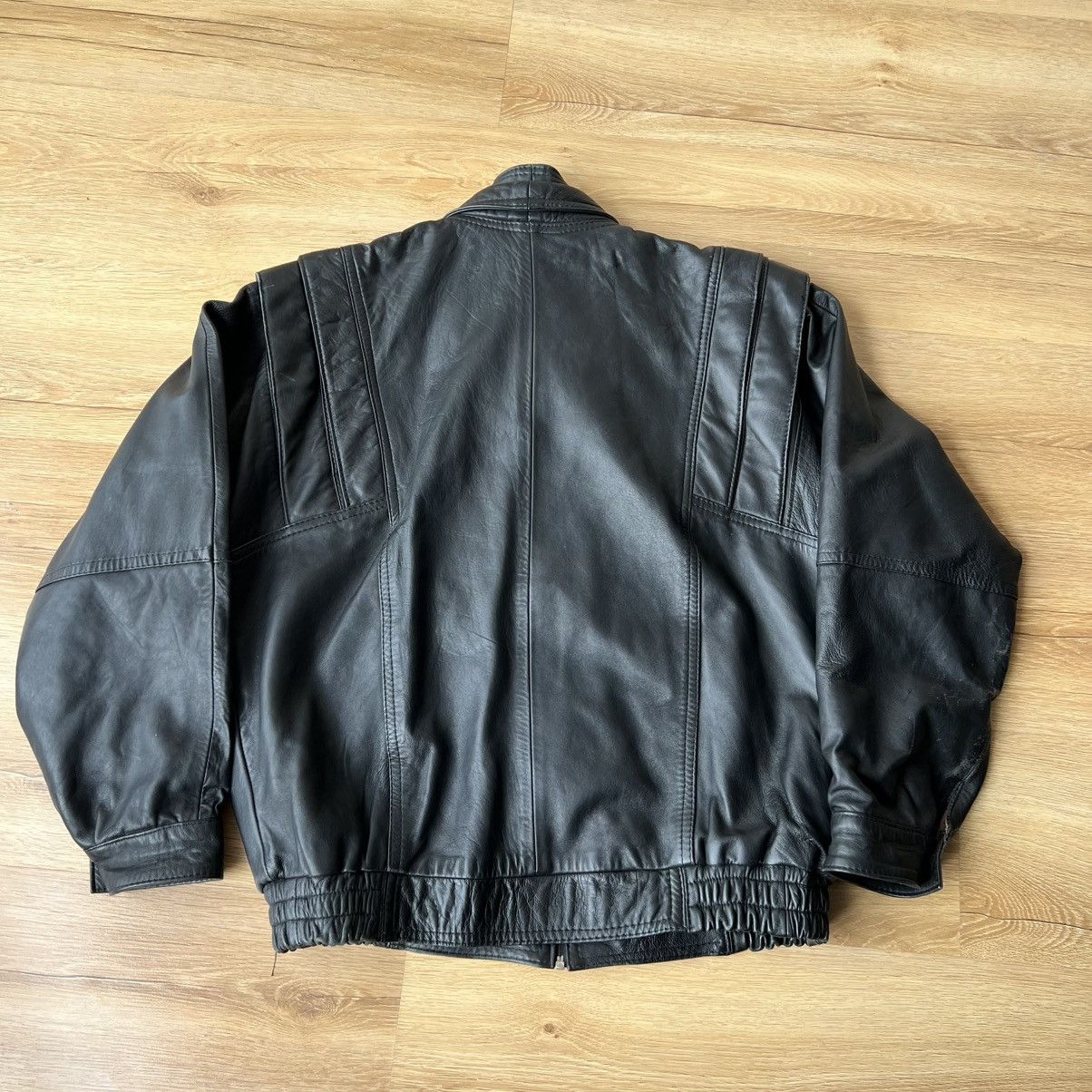Genuine Leather Vintage Leather Jacket Size US L / EU 52-54 / 3 - 14 Thumbnail