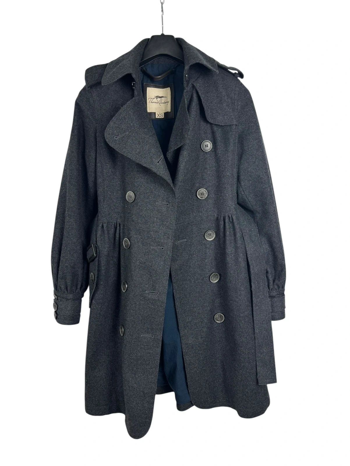 Burberry Thomas Burberry Trench Coat Wool Cashmere Belted size XS Size XS / US 0-2 / IT 36-38 - 16 Thumbnail