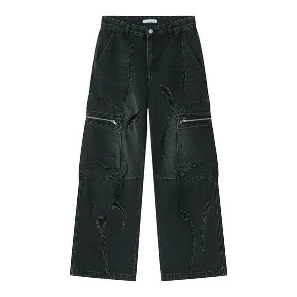 VIBE Ripped Jeans Baggy Denim Size US 32 / EU 48 - 3 Thumbnail