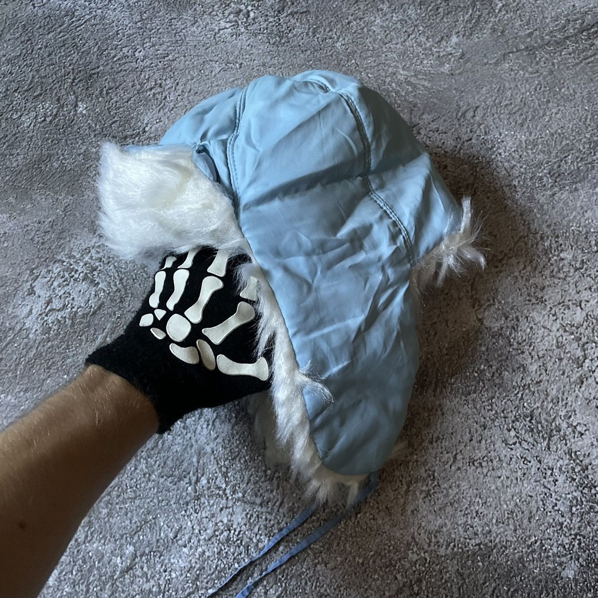 Vintage Vintage Y2K Furry Mohair Trapper Beanie Hat Alt Goth Logo OS Size ONE SIZE - 3 Thumbnail