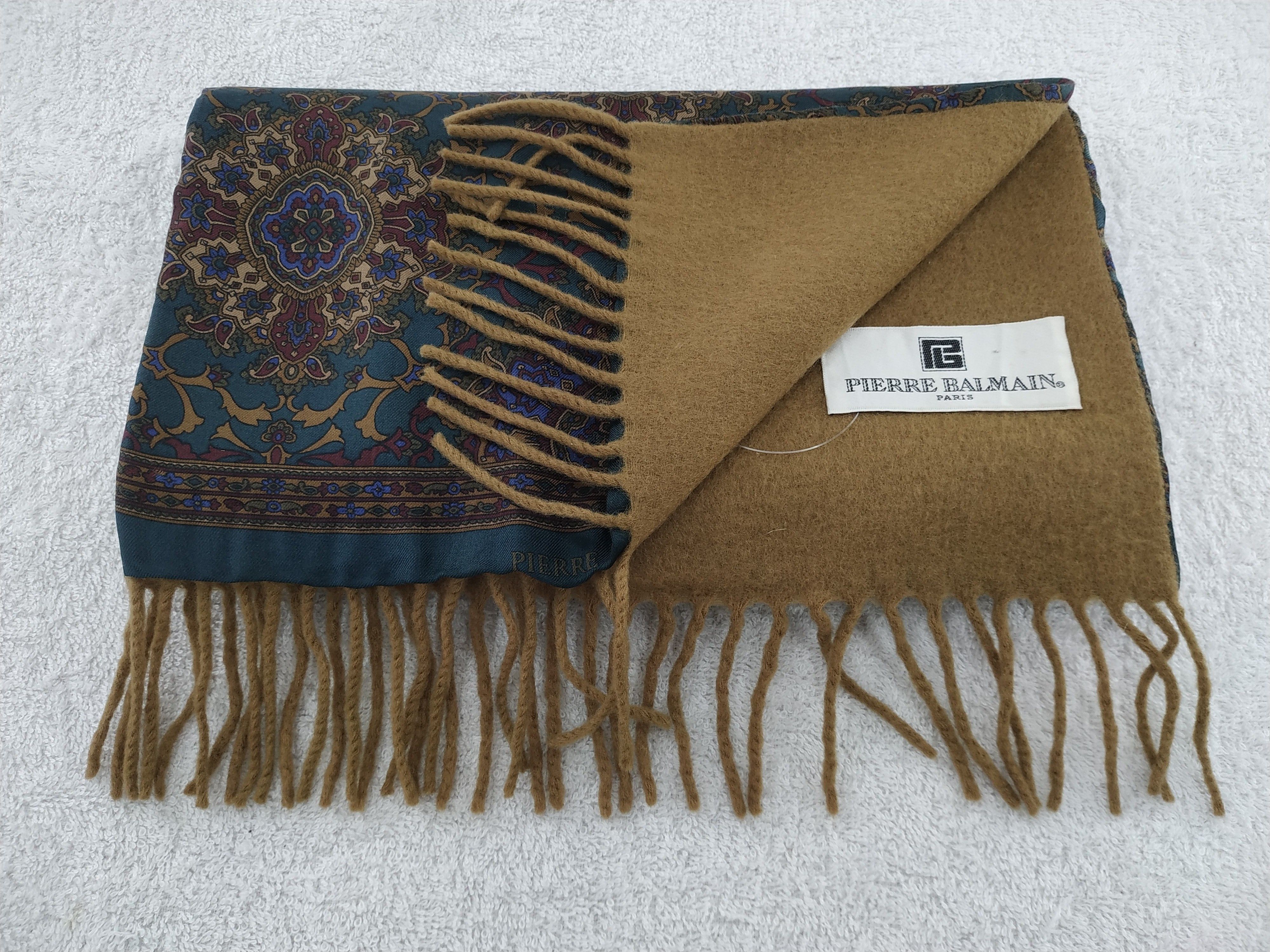 Vintage Pierre Balmain Scarf / Muffler / Neckwear - WW297 Size ONE SIZE - 4 Thumbnail