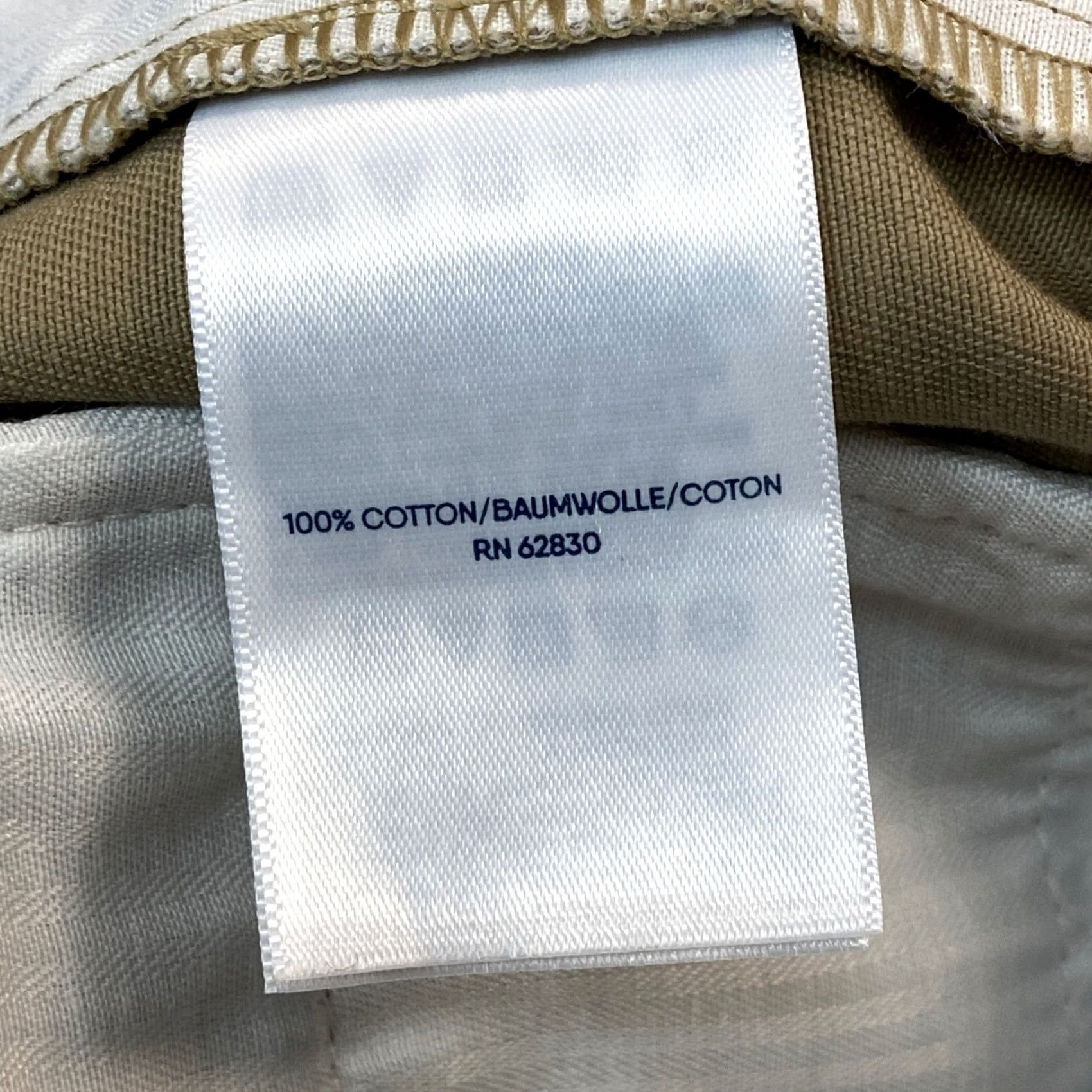 Lands' End Lands' End Mens Chino Pants Pleated Traditional Fit Beige Khaki 38x30 Slim Size US 38 / EU 54 - 4 Thumbnail