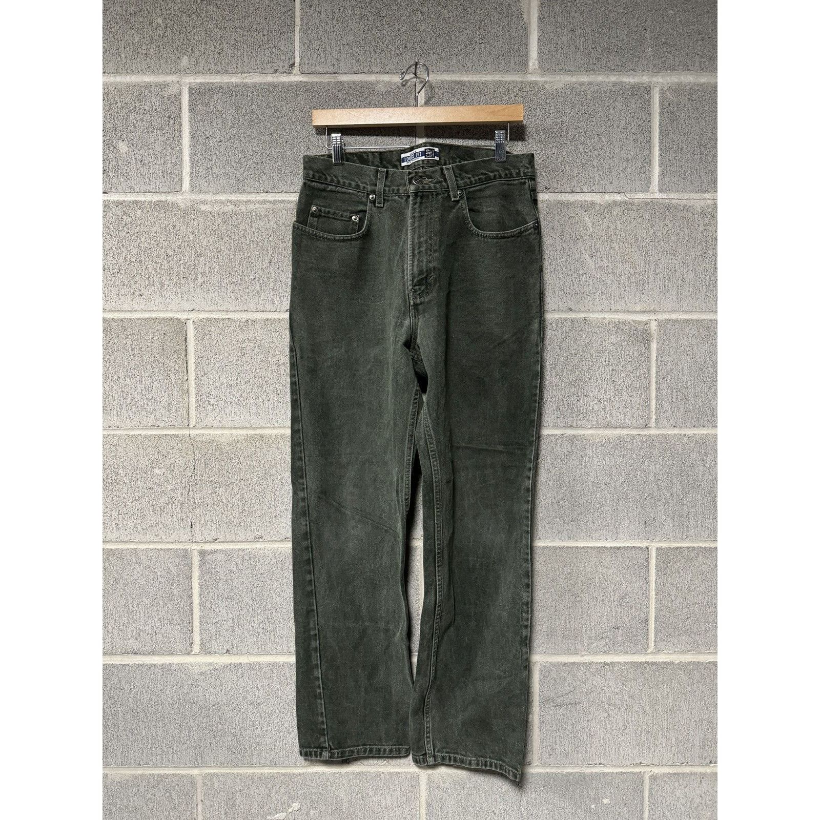 Gap Faded Washed Green Loose Baggy Denim Jeans Skater Bottoms
