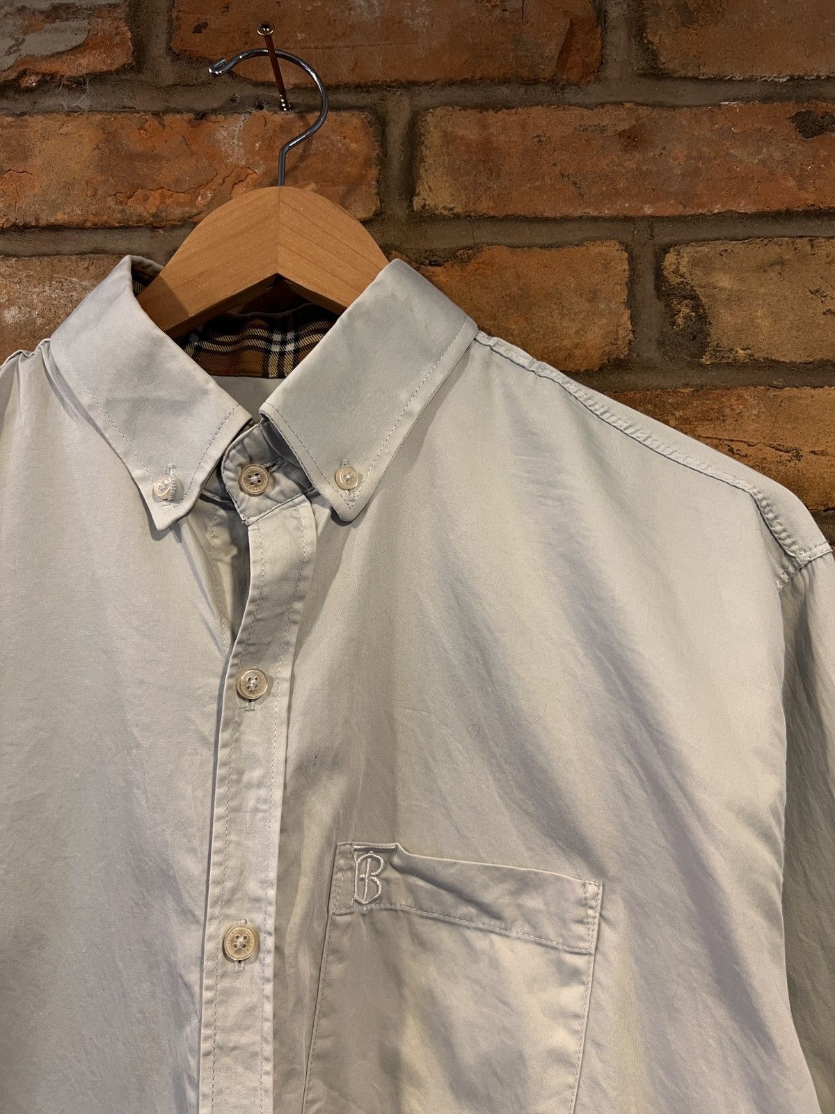 Burberry Burberry Nova Check Logo Button Down Size US XL / EU 56 / 4 - 3 Thumbnail