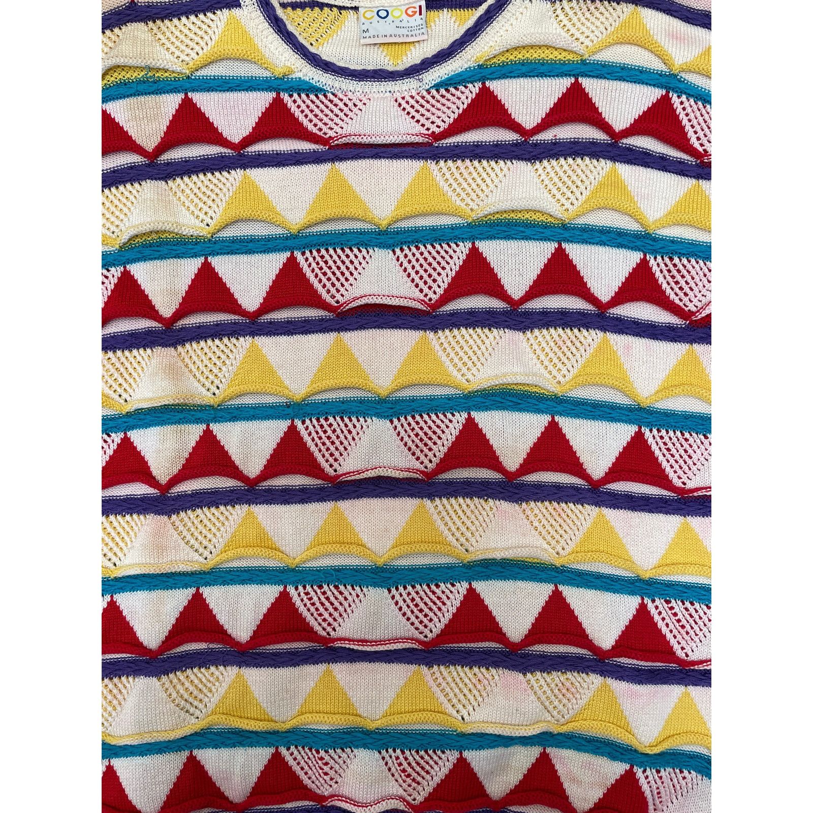 Coogi Vintage 1990's Coogi Geometric Pullover Knitted Sweater M Size US M / EU 48-50 / 2 - 3 Thumbnail