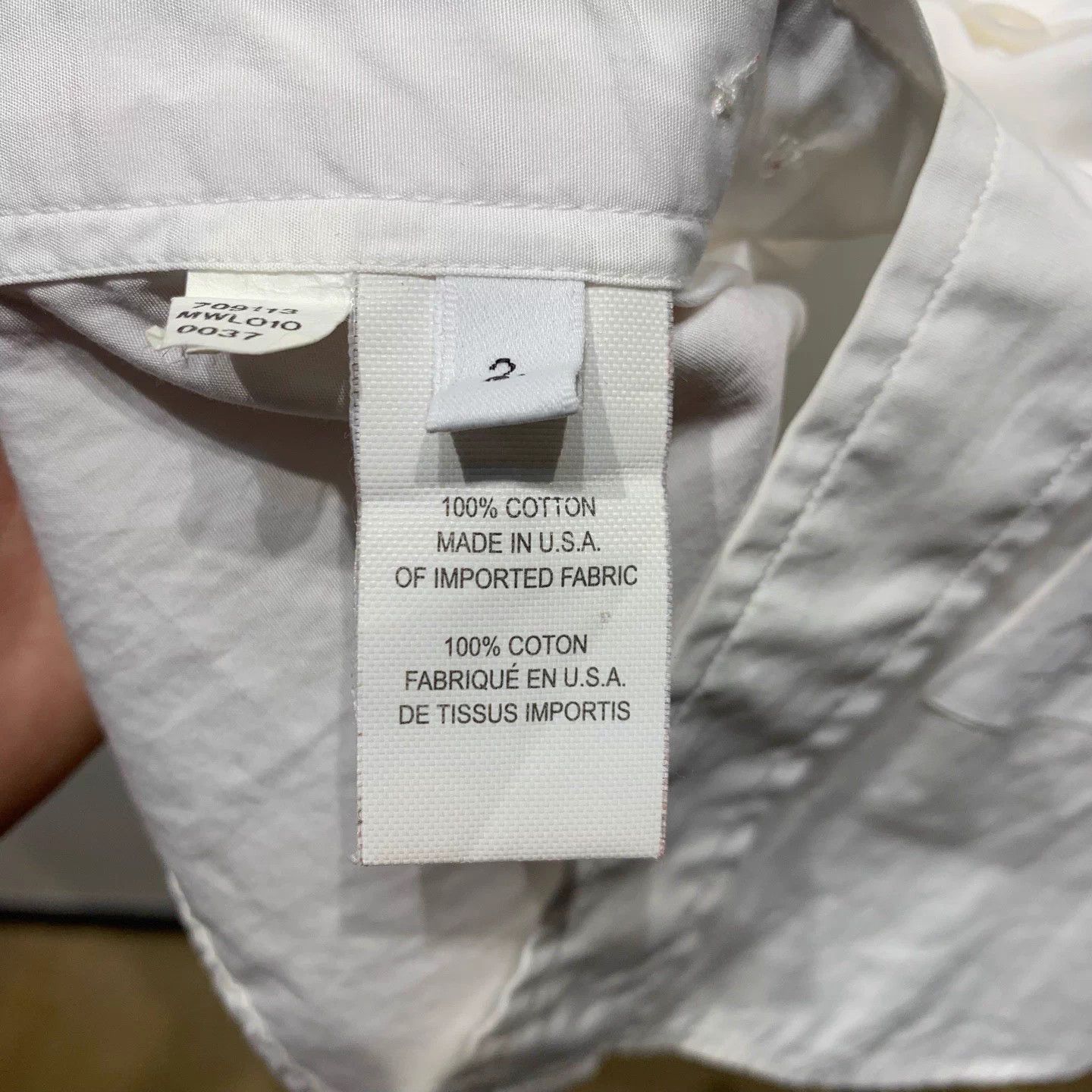 Thom Browne TB Classic Stripe White Shirt Size 2 Size US M / EU 48-50 / 2 - 8 Thumbnail
