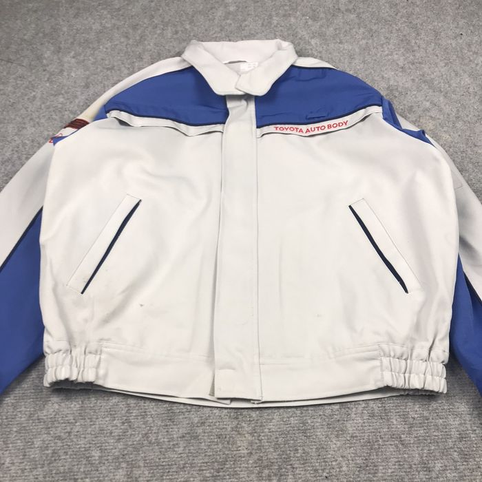 Japanese Brand VINTAGE TOYOTA AUTO BODY WORK UNIFORM JACKET | Grailed