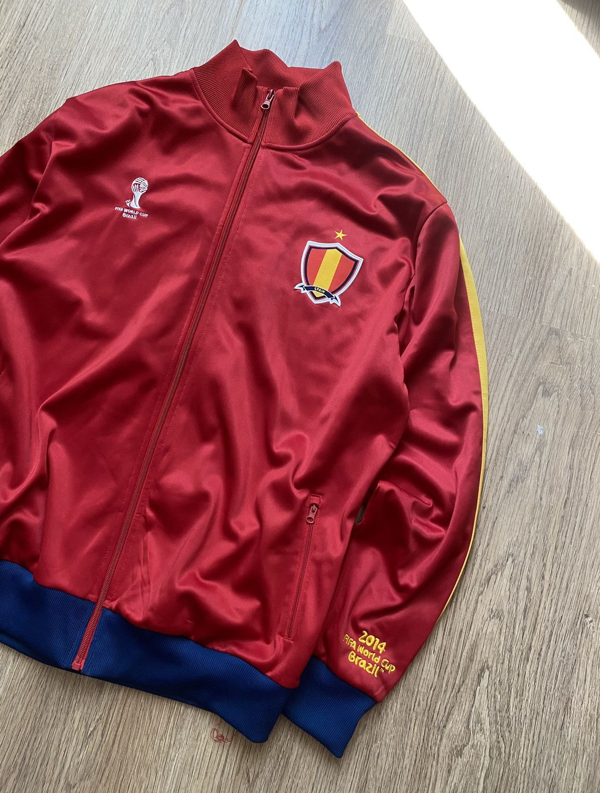 Adidas × Vintage Spain Red Official FIFA Espana Spain Track Jacket Xl Size US XL / EU 56 / 4 - 2 Thumbnail