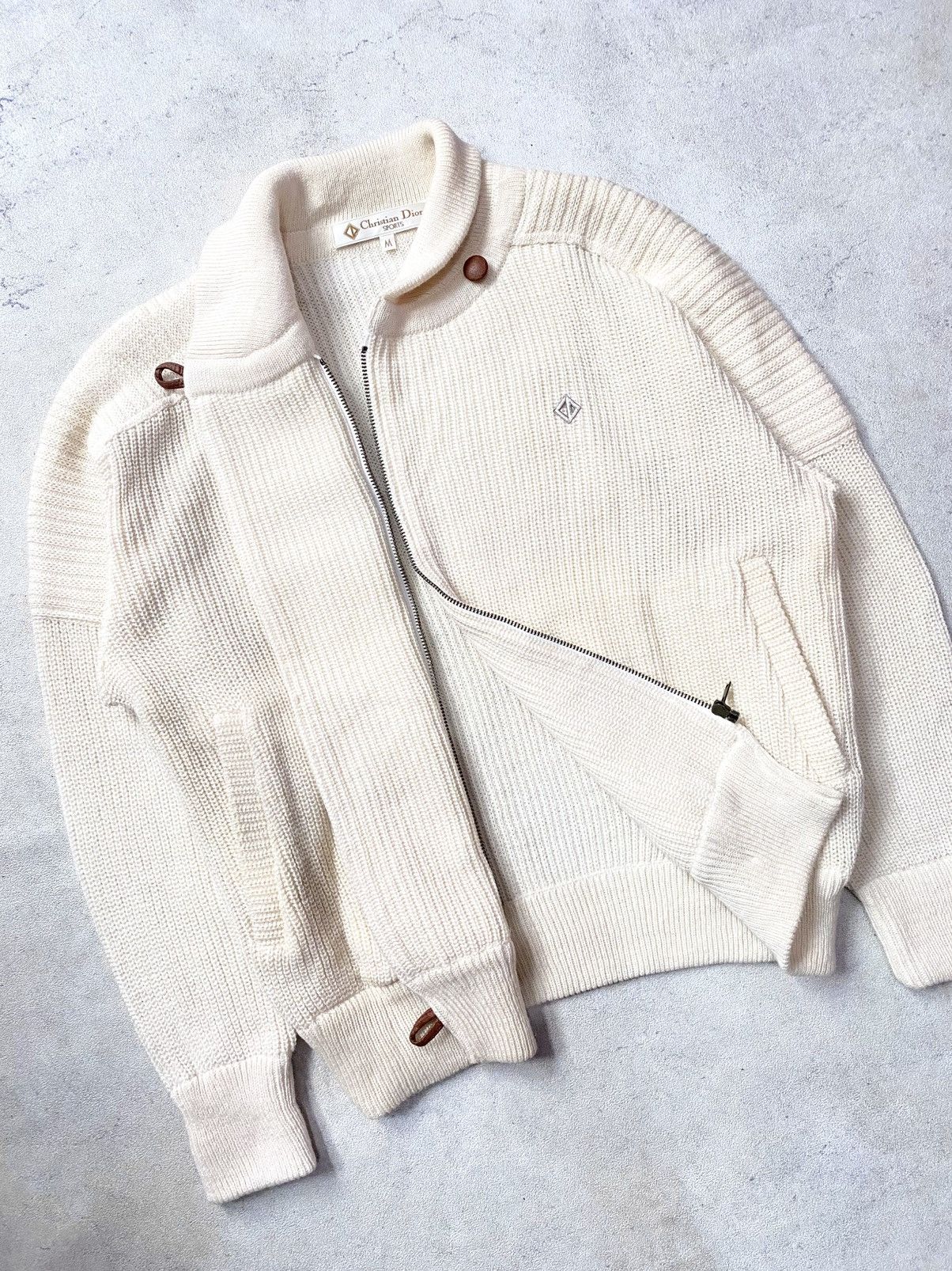 Dior Christian Dior Sports Knit Sweater Jacket Vintage Size US M / EU 48-50 / 2 - 7 Thumbnail