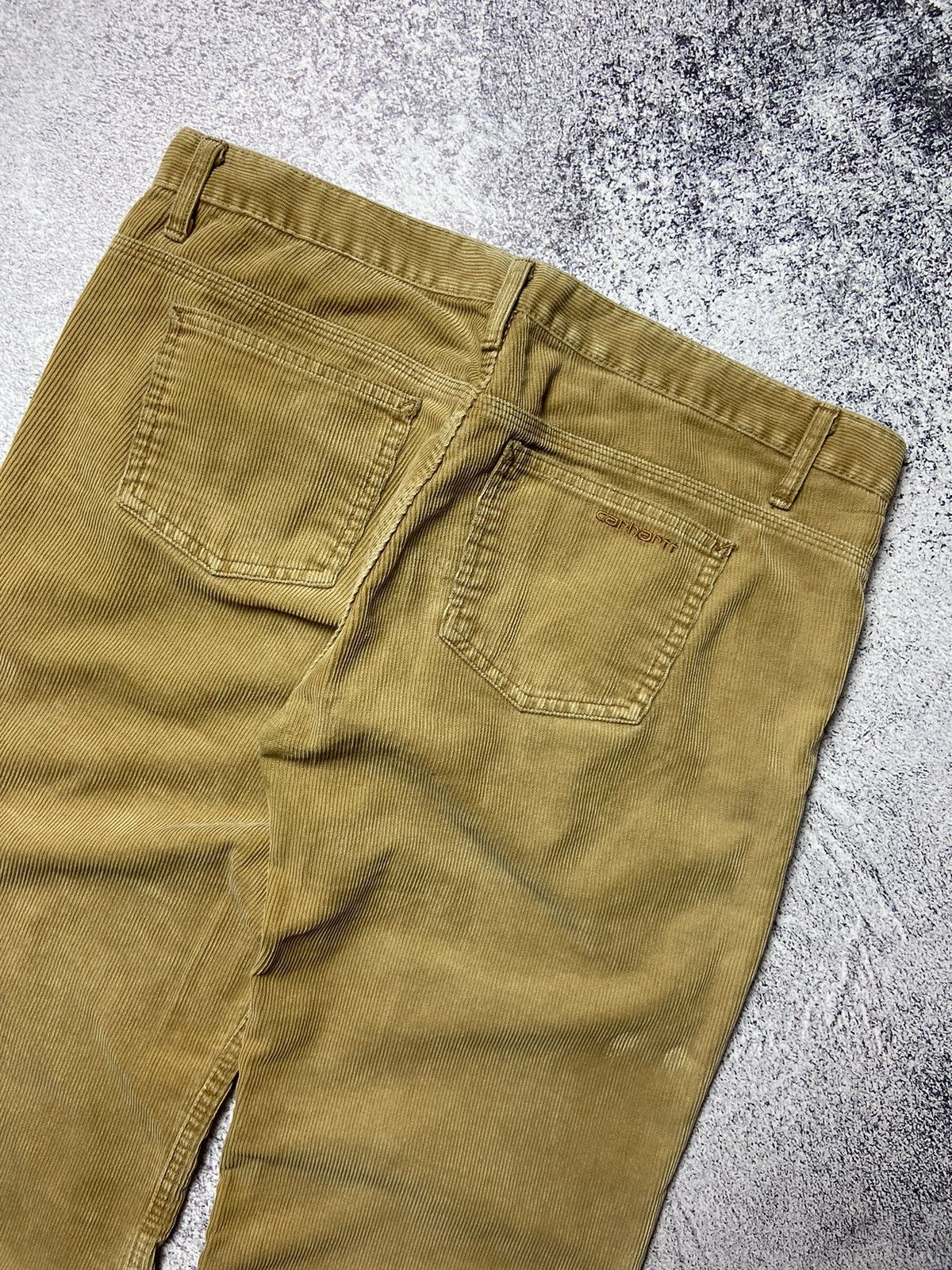 Carhartt × Vintage Vintage Carhartt Velvet Pants Rare Skate Rap Style Street Size US 31 - 2 Thumbnail