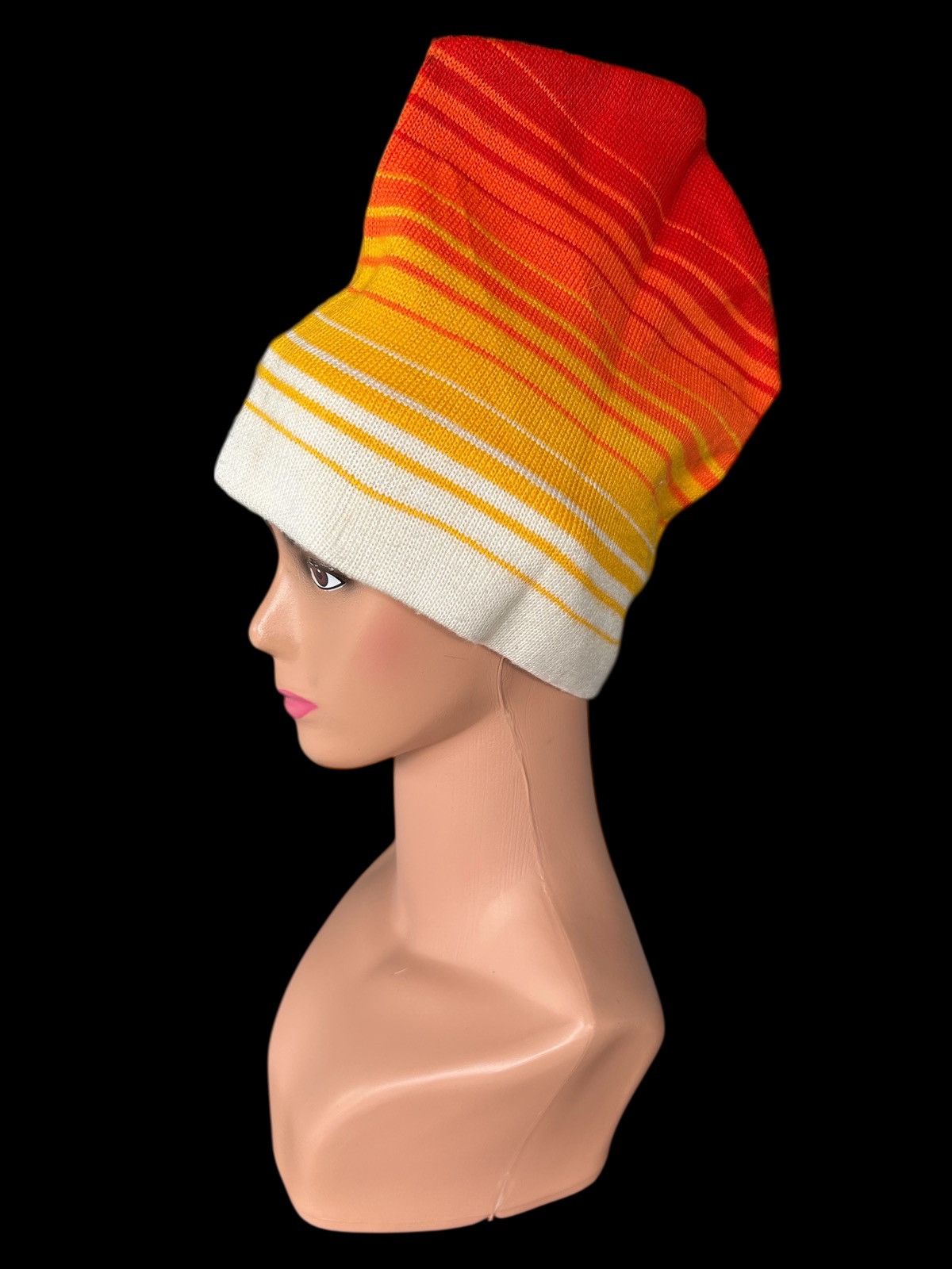 Japanese Brand Vintage Mohawk style Japanese Beanie Hats Size ONE SIZE - 1 Thumbnail