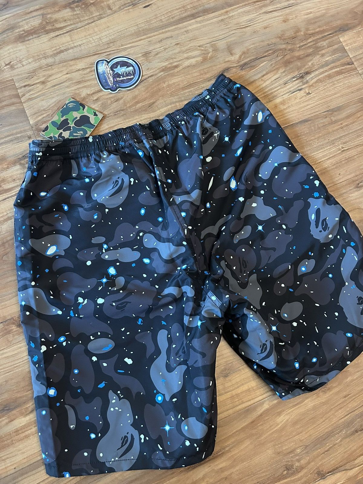 Bape Bape Space Camo / Shark Reversible Shorts Size US 30 / EU 46 - 10 Thumbnail
