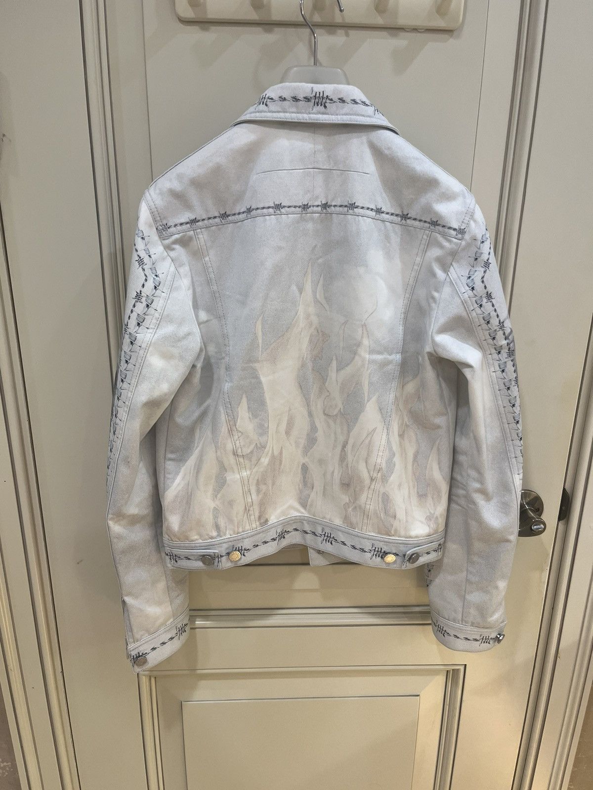 Givenchy Jesus Christ print denim jacket size S Size US S / EU 44-46 / 1 - 7 Thumbnail