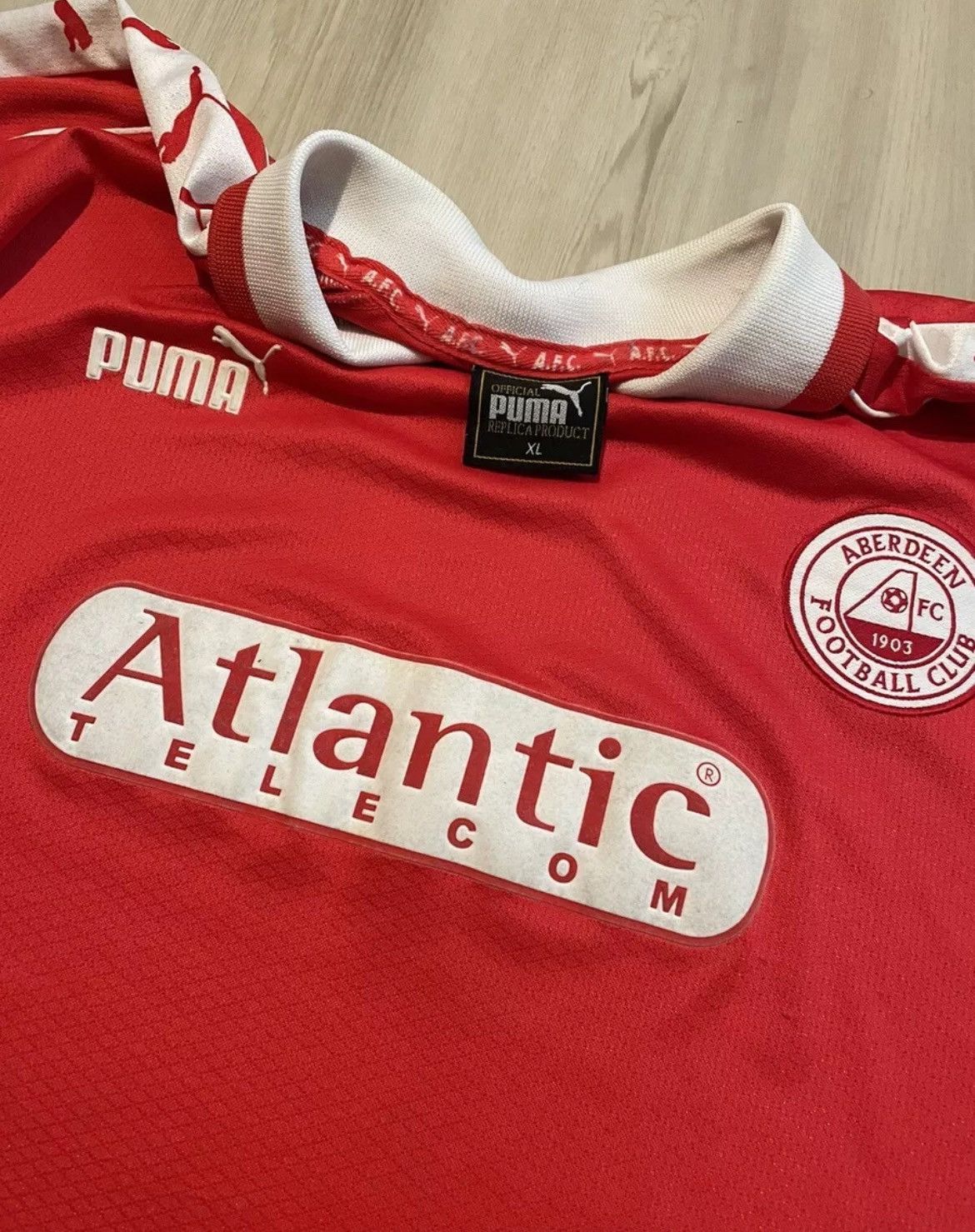 Puma × Vintage Vintage Aberdeen Football Club 1998-2000 Home Jersey Mens XL Size US XL / EU 56 / 4 - 2 Thumbnail