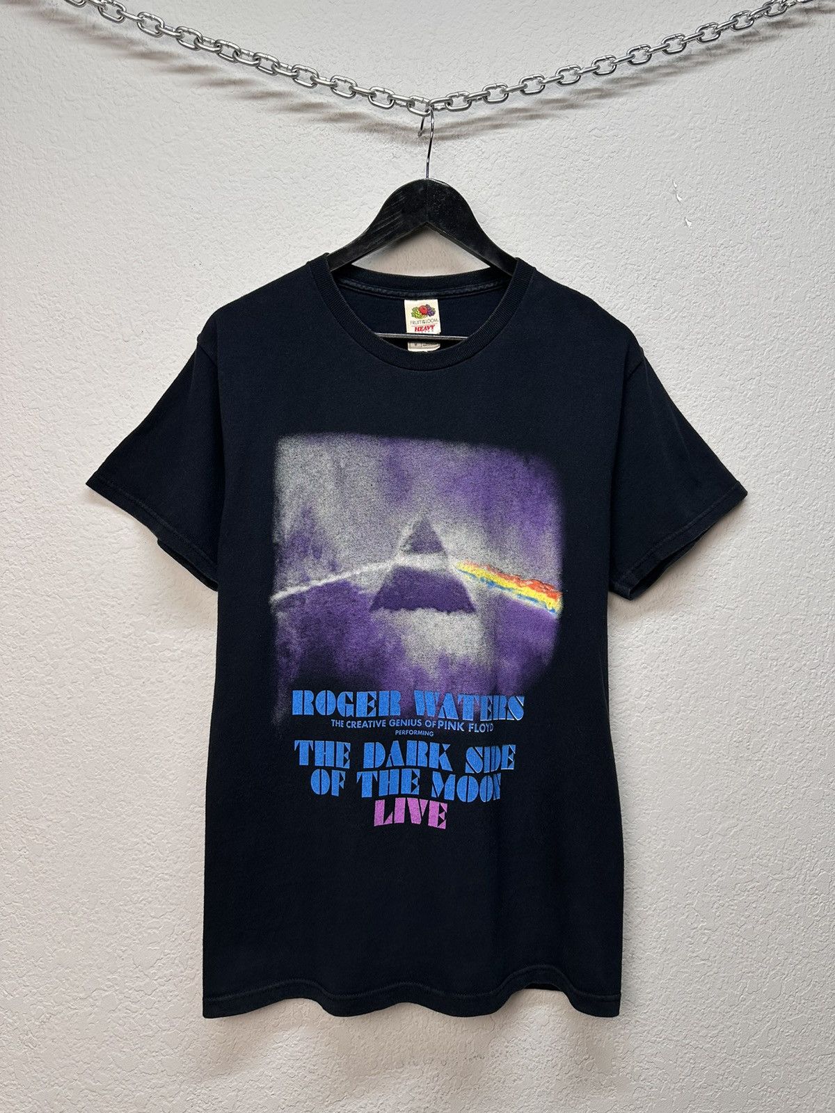Fruit Of The Loom Vintage Roger Waters Rock Band Tee Y2K T-shirt 90s Rare Size US M / EU 48-50 / 2 - 1 Thumbnail