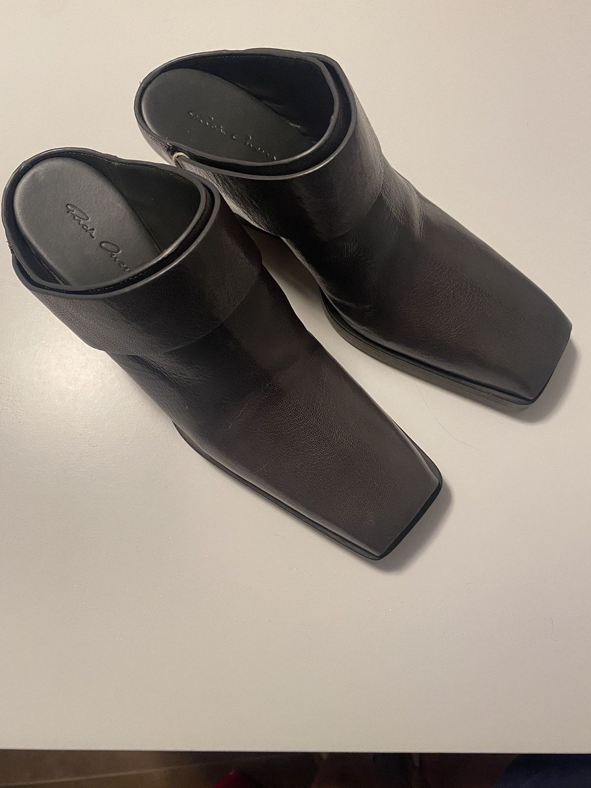 Rick Owens Rick Owens Leather Mules Size US 6 / IT 36 - 1 Thumbnail