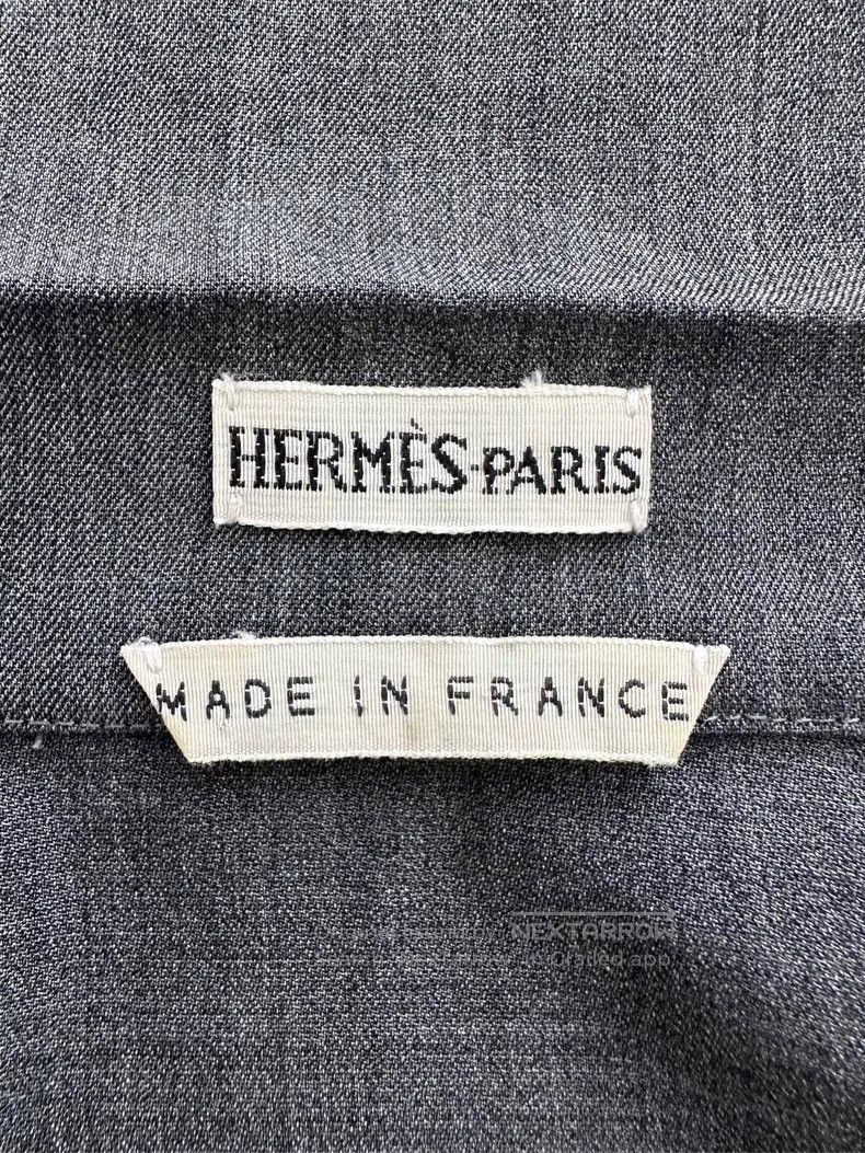 Hermes Hermes Margiela Period Silk and Wool Shirt, Women's, Silve Size M / US 6-8 / IT 42-44 - 7 Thumbnail