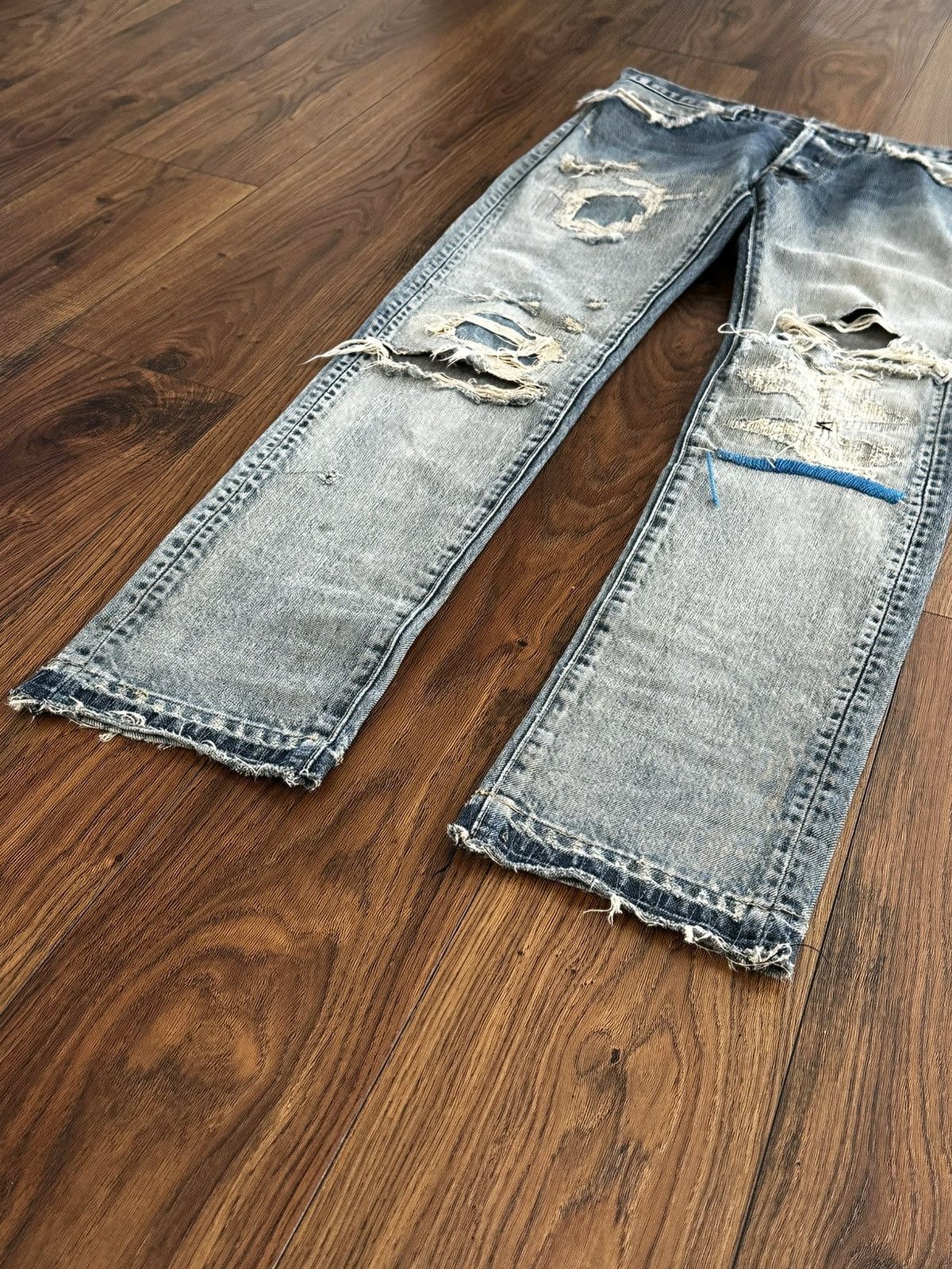 Undercover SS10 Undercover 68 Blue Yarns Size US 30 / EU 46 - 4 Thumbnail