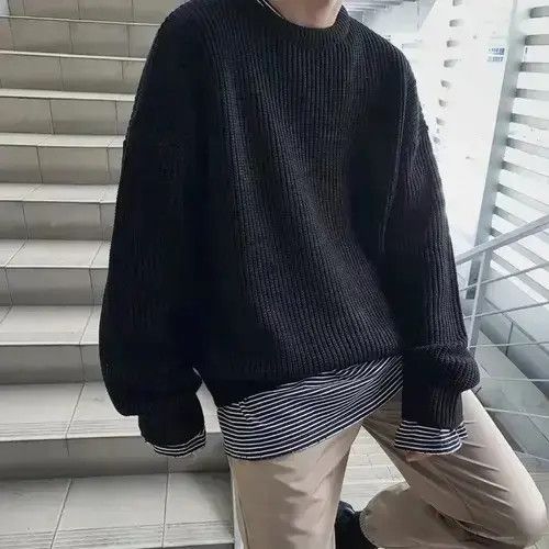 Aran Isles Knitwear Fashion vintage Sweater Size US L / EU 52-54 / 3 - 2 Thumbnail