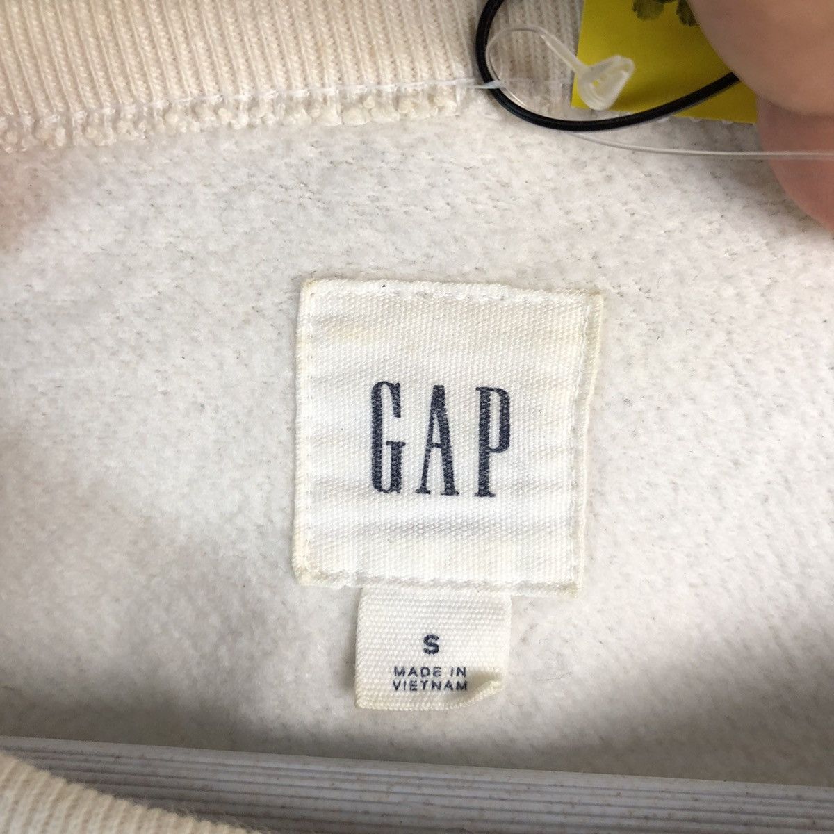 Gap × Vintage Gap vintage White Sweatshirt #A2230 Size US S / EU 44-46 / 1 - 10 Thumbnail