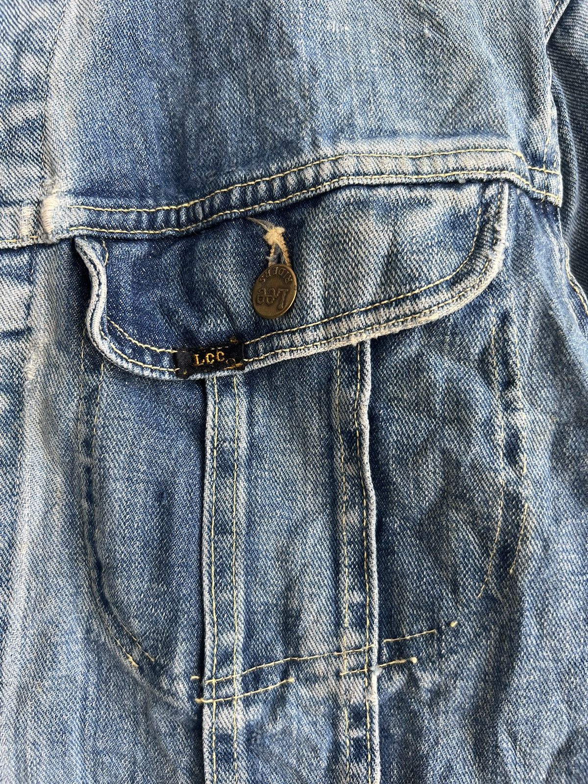 Lee TRUE GEM 1960s Lee Rider Navajo Hippies Trucker Denim Jacket Size US M / EU 48-50 / 2 - 5 Thumbnail