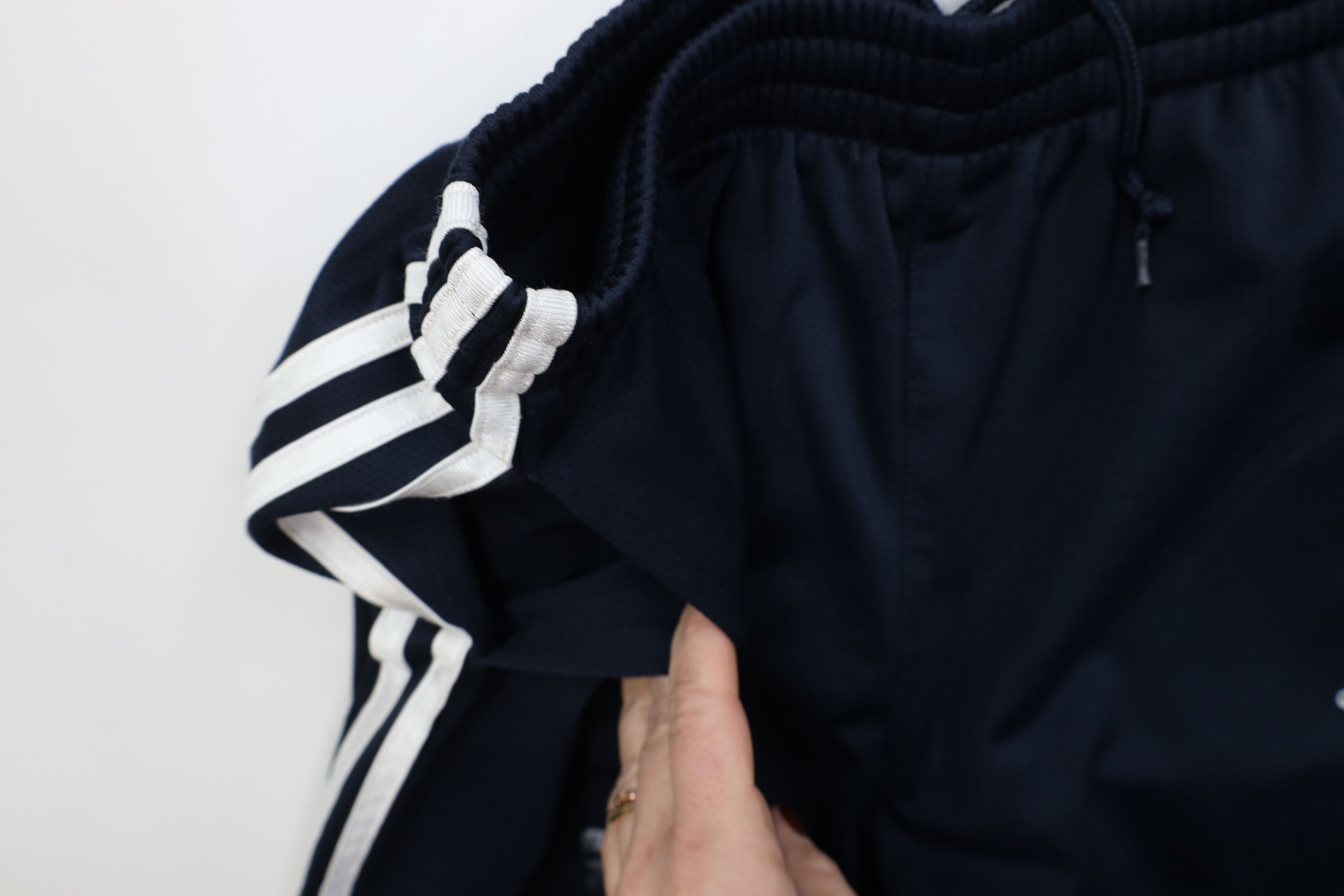 Adidas Vintage Y2K Adidas Babydoll Knit Wide Leg Sweatpants Blue Size 28" / US 6 / IT 42 - 8 Thumbnail