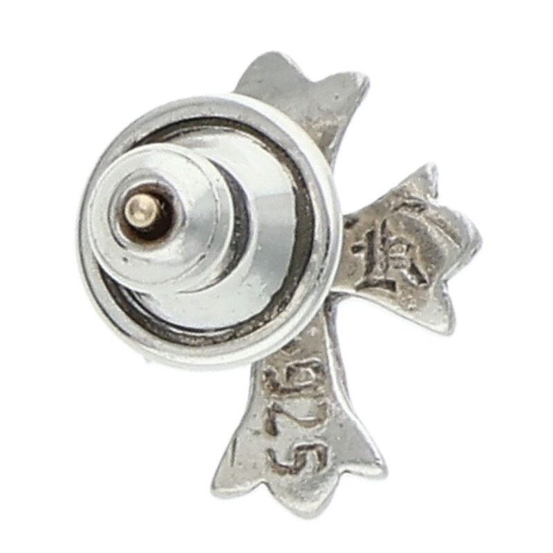 Chrome Hearts Chrome Hearts Cross Stud Silver Earring Size ONE SIZE - 2 Thumbnail