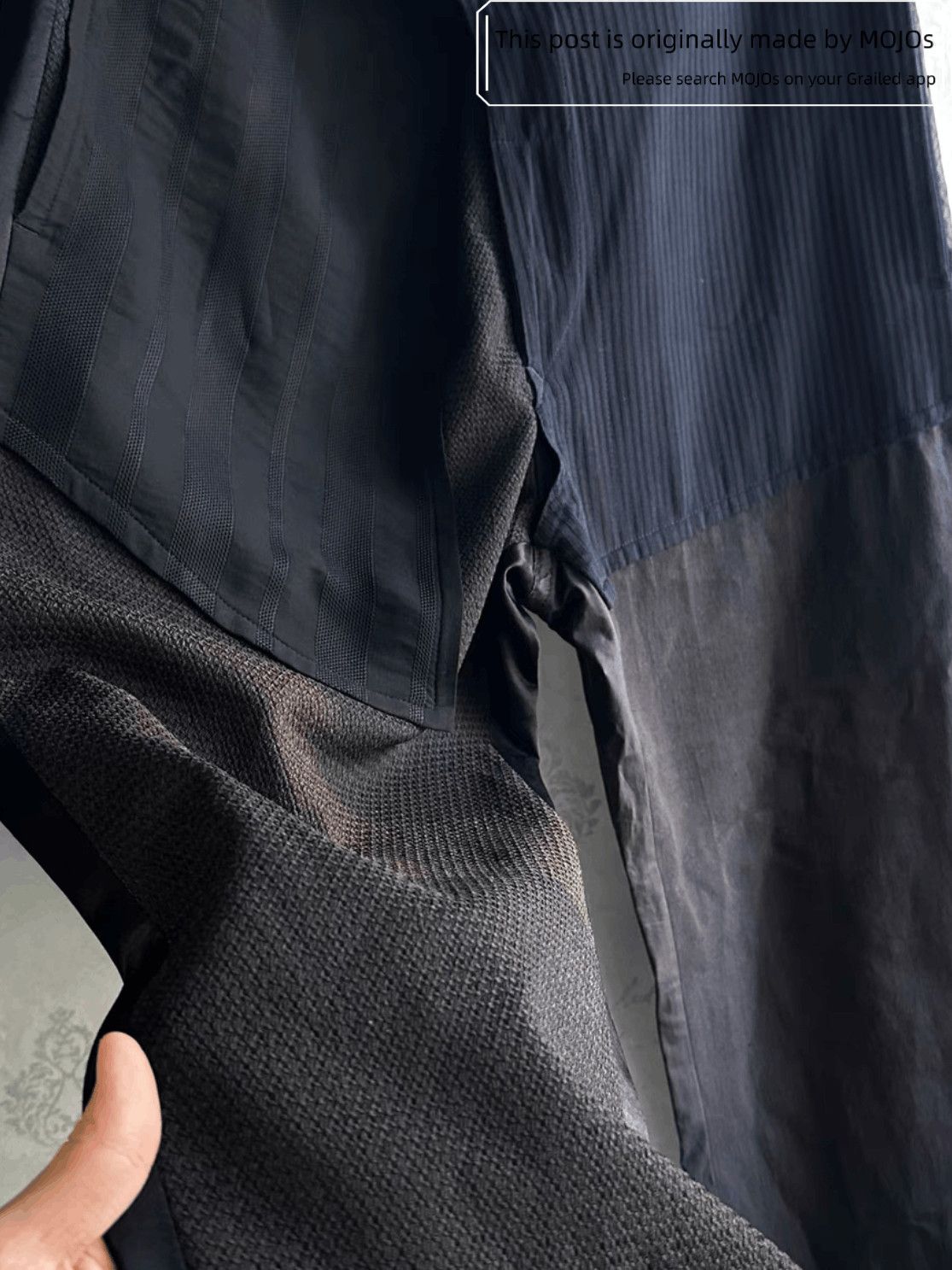 Ann Demeulemeester Sz L Ann Demeulemeester Joint Material Pants Size US 34 / EU 50 - 5 Thumbnail